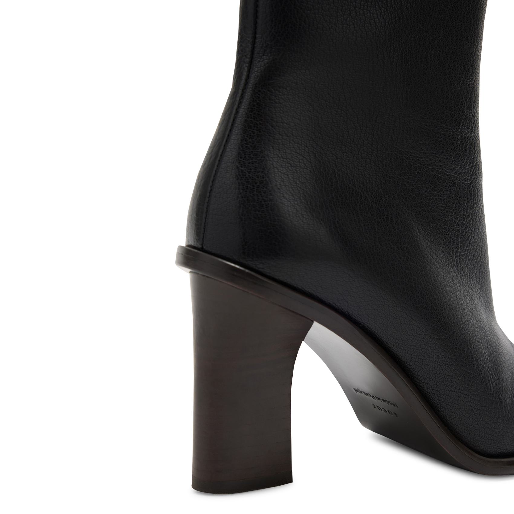 Bottines en cuir lollie SOEUR Noir