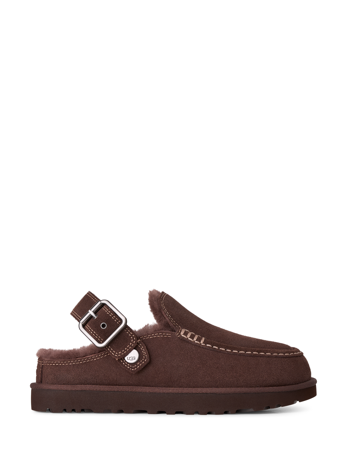 Sabots Goldenstar Evelina en cuir UGG Marron
