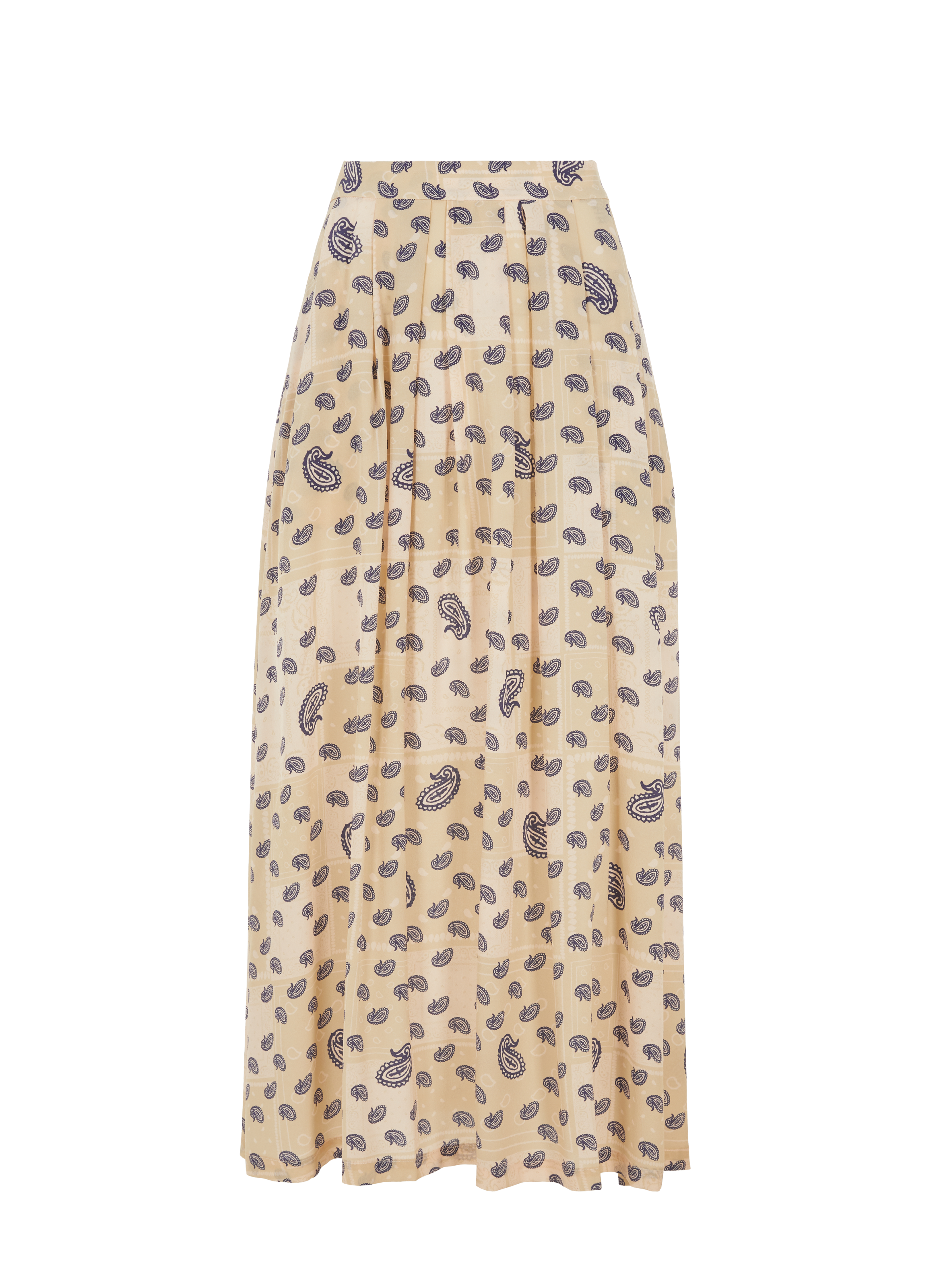 Jupe midi Paisley en soie ETRE CECILE Multicolore