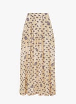Jupe midi Paisley en soie | ETRE CECILE