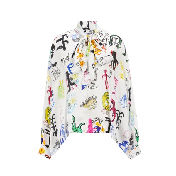 Chemise imprimée fluide