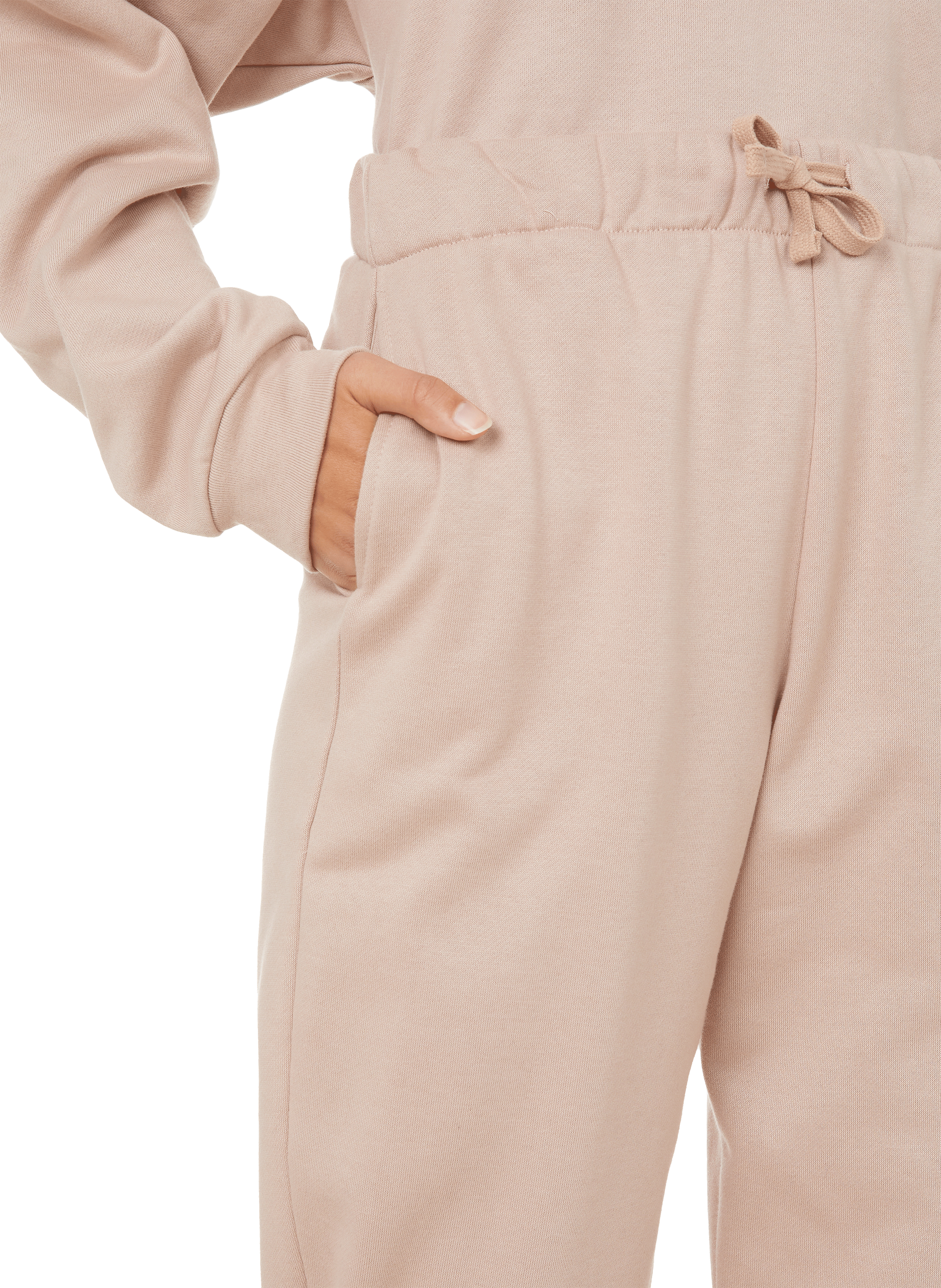 Organic cotton joggers THE SOCIAL SUNDAY Pink