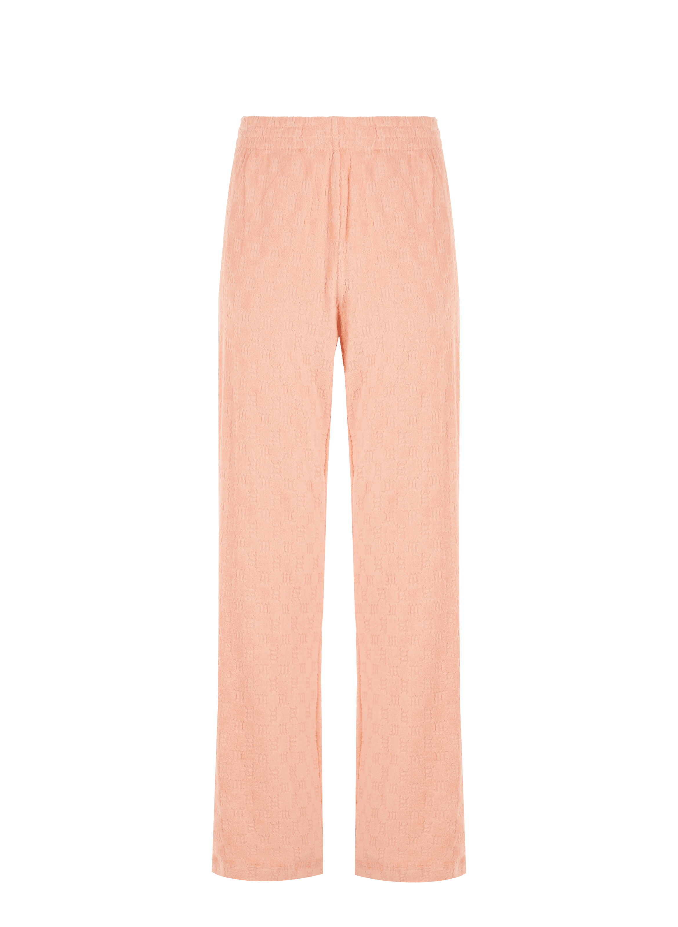 Pantalon monogrammé en tissu éponge