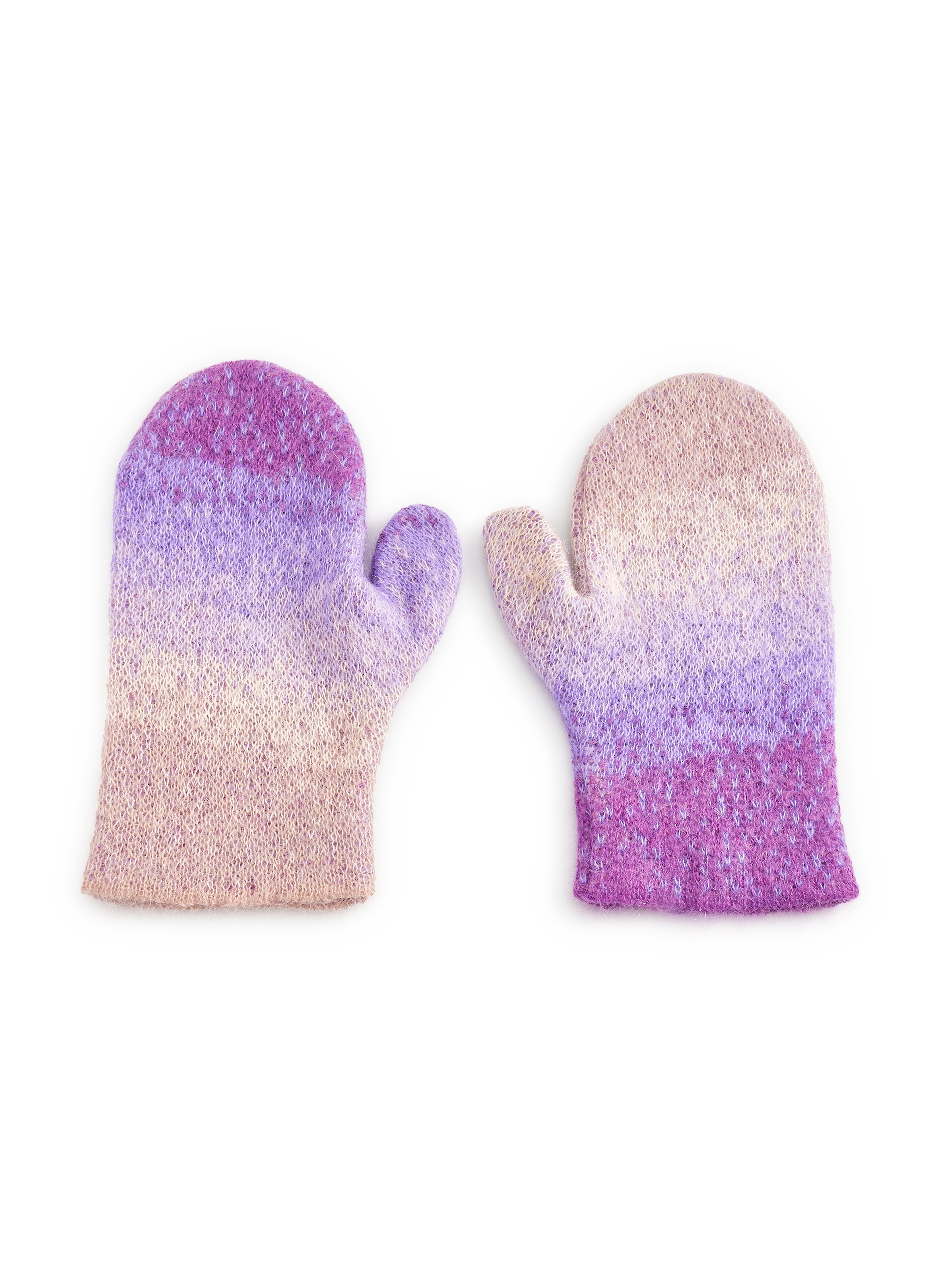 Moufles en laine et mohair