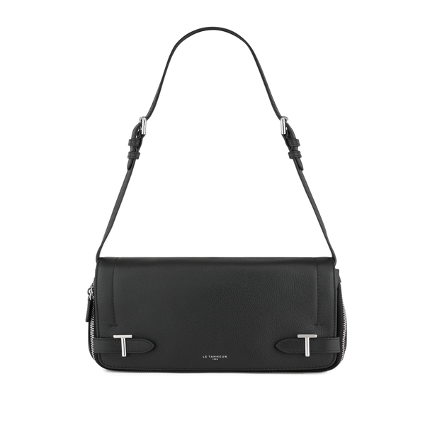 Le Tanneur Simone Leather Bag In Black