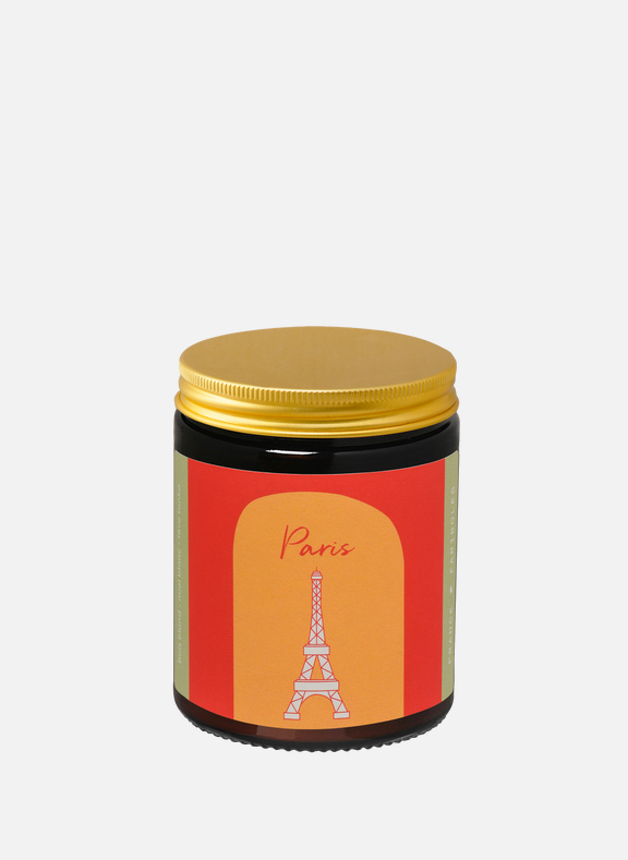 FARIBOLES Eiffel Tower Candle Brown