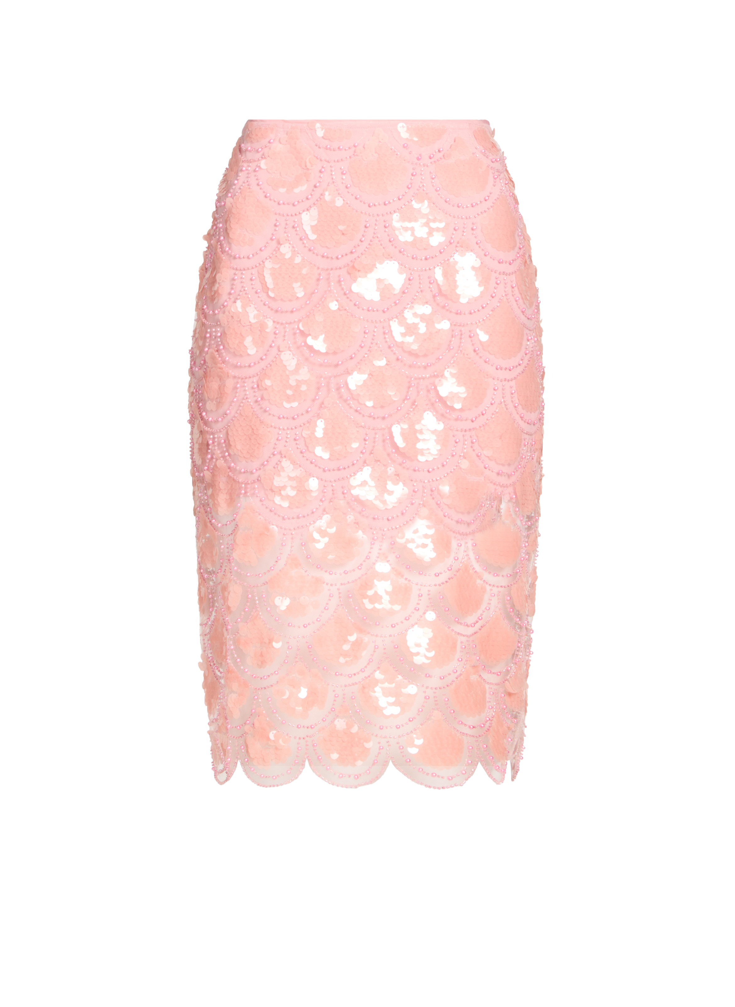ROTATE Skirt with sequins Pink