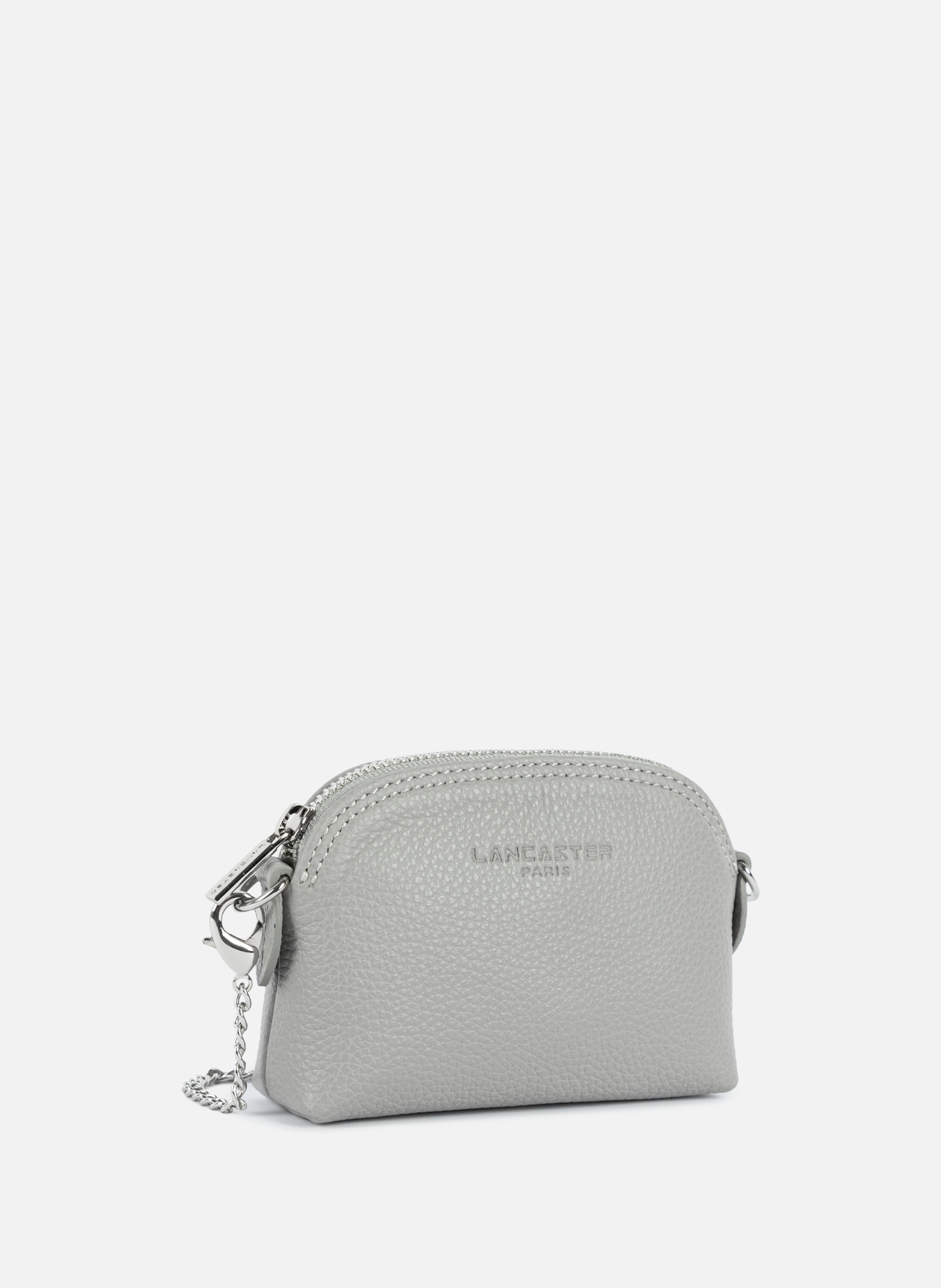 Small coin purse - Foulonné PM LANCASTER Grey