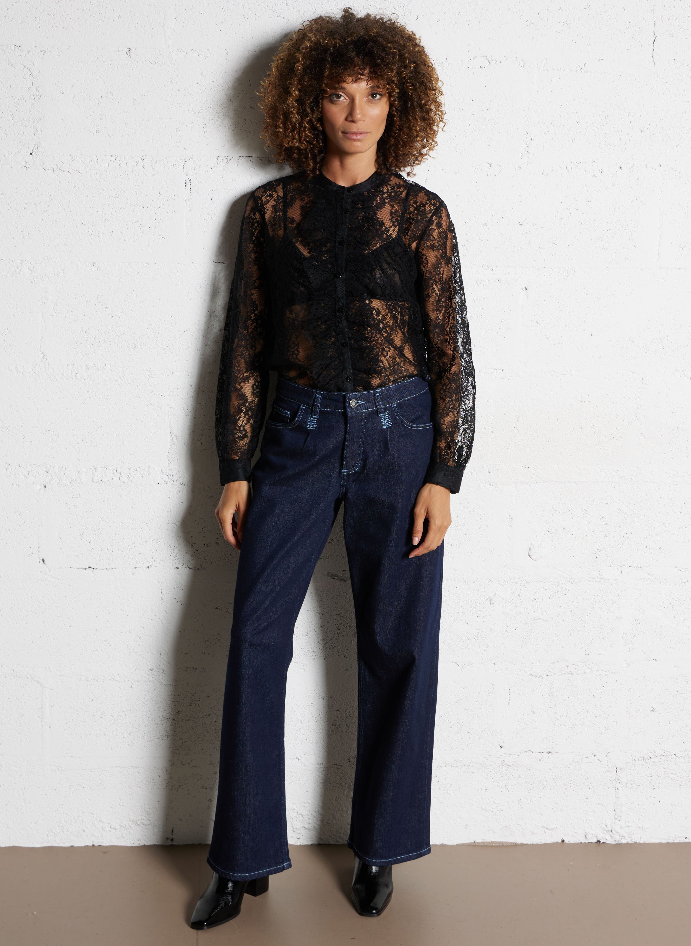 Bottines en cuir n°670 RIVECOUR Noir