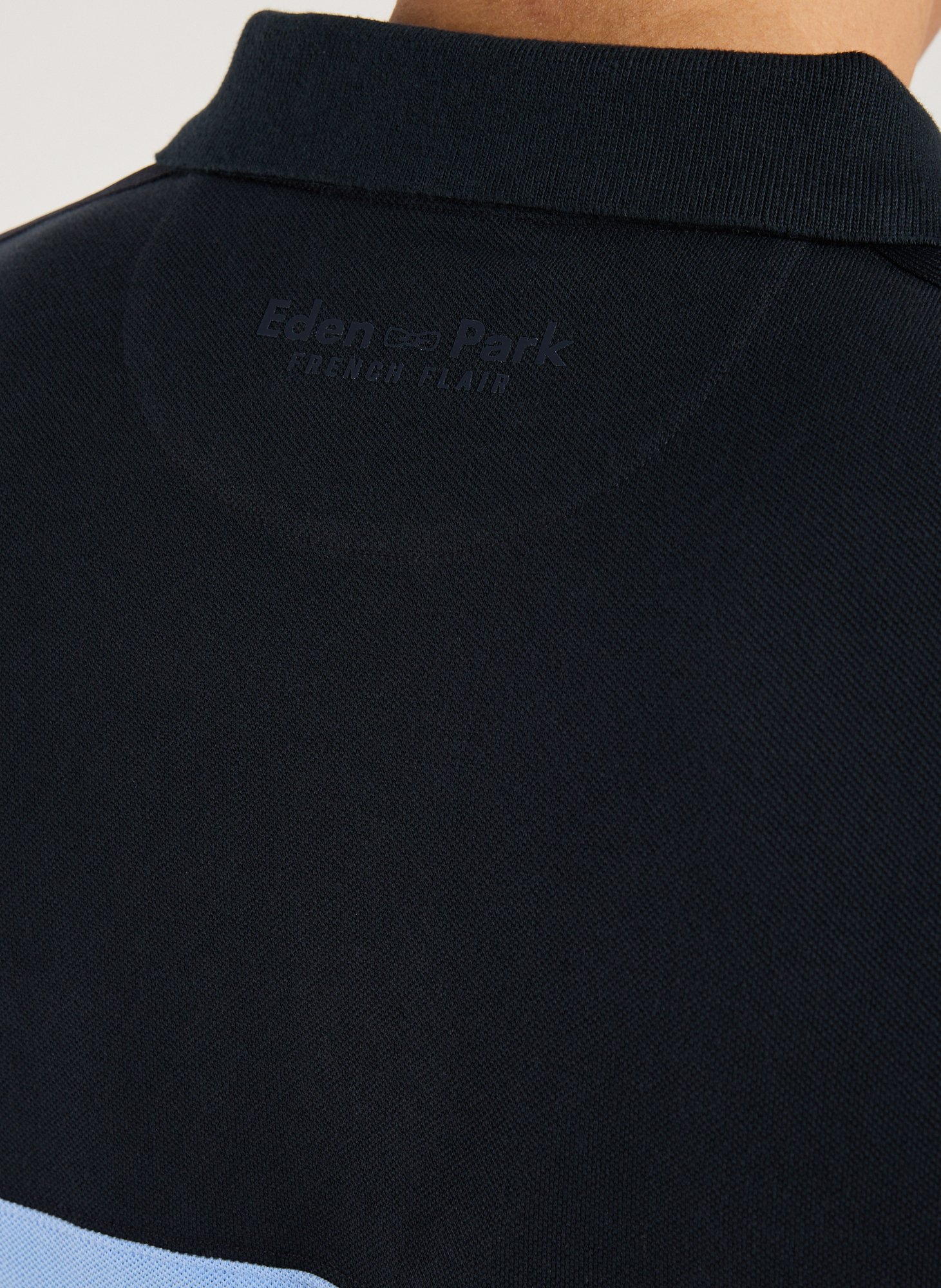 Two-tone cotton Polo Shirt EDEN PARK Multicolour