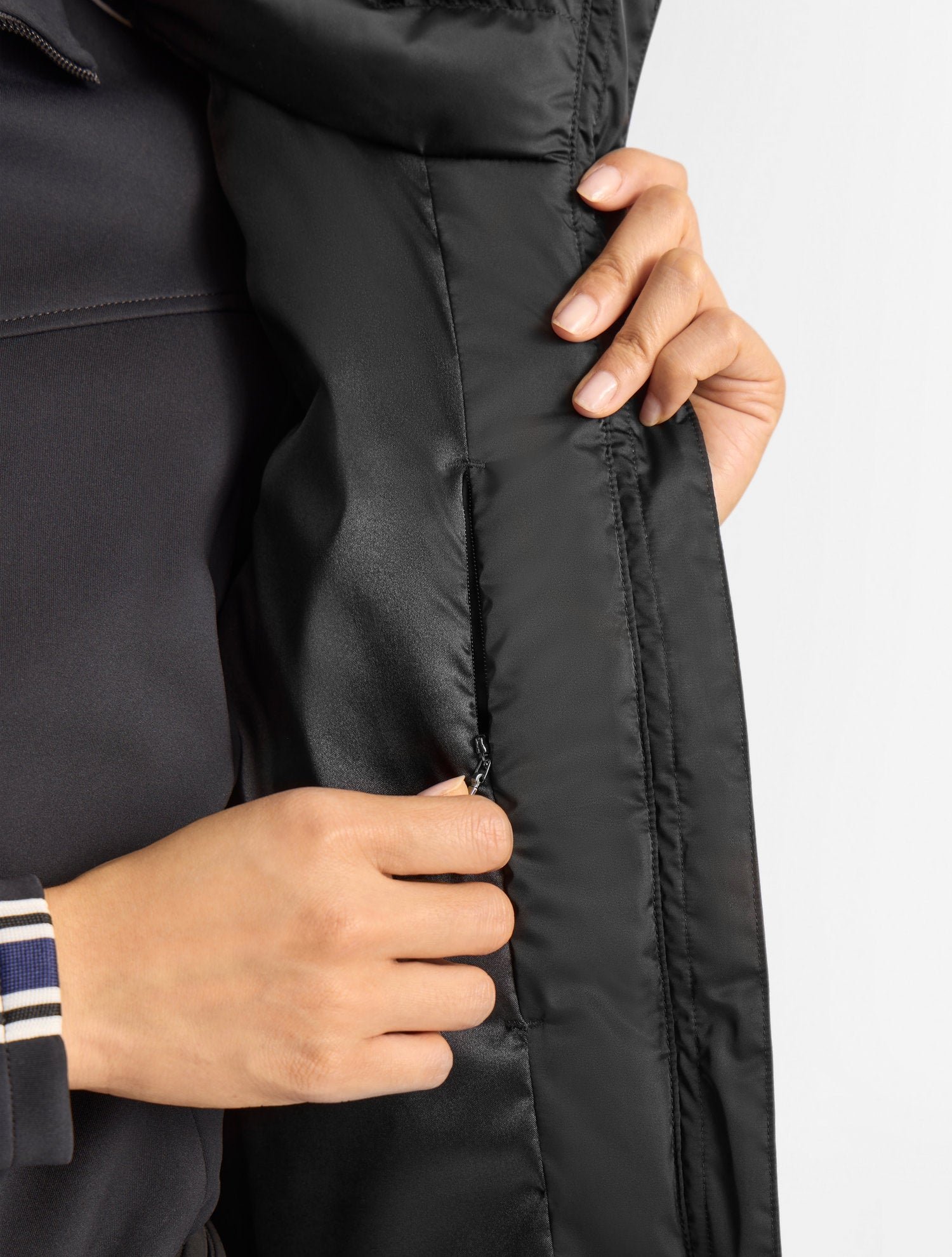 Doudoune sans manches miris col montant coupe regular FUSALP Noir