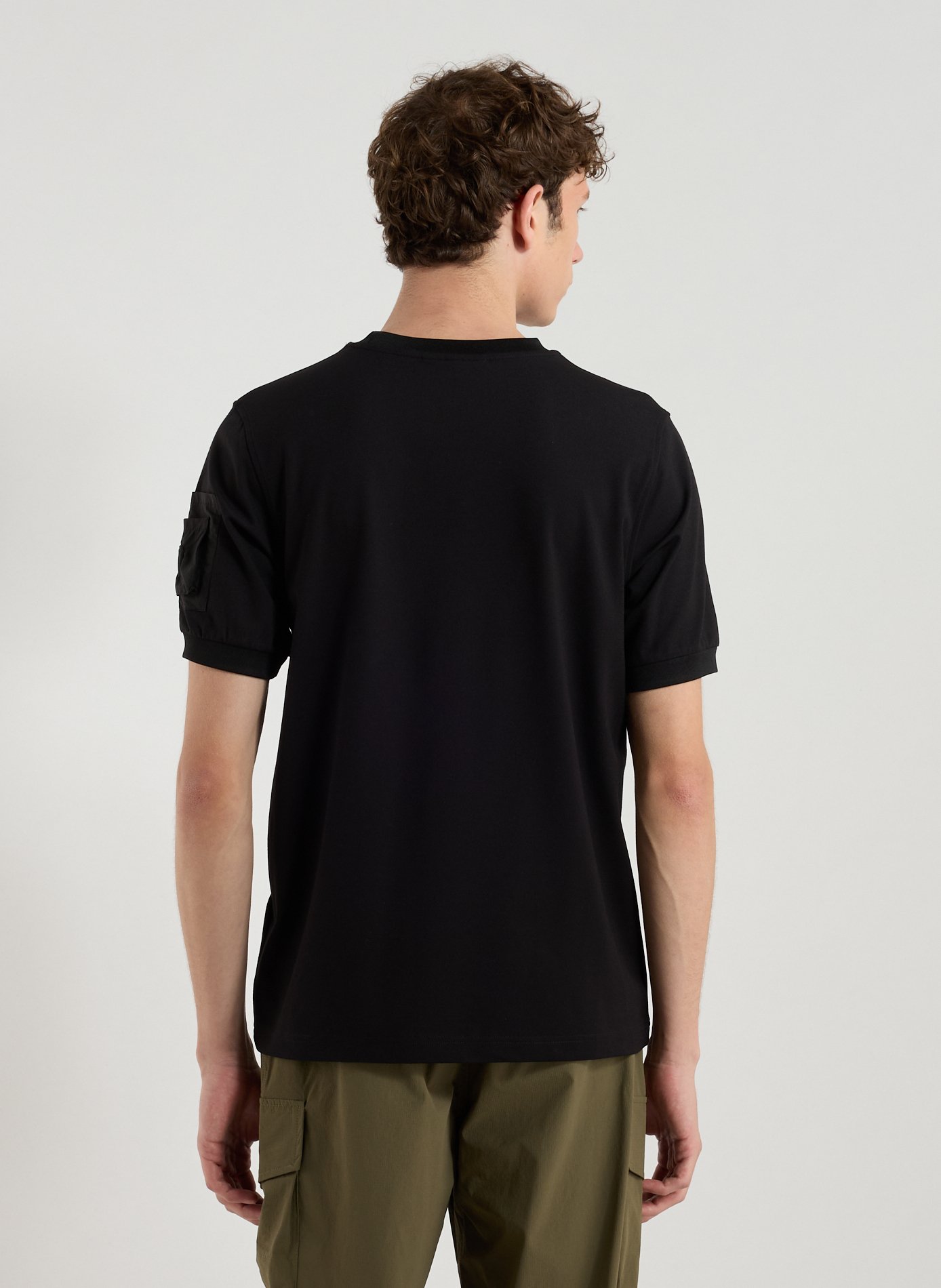 Straight round neck T-shirt GERTRUDE ET GASTON Black