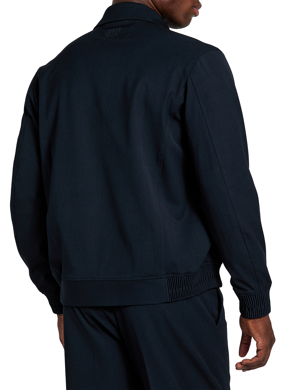 Veste unie à col classique GUESS Bleu