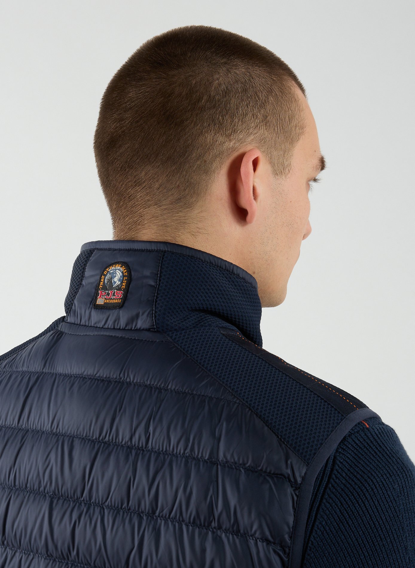 Gilet sans manches col montant PARAJUMPERS Bleu