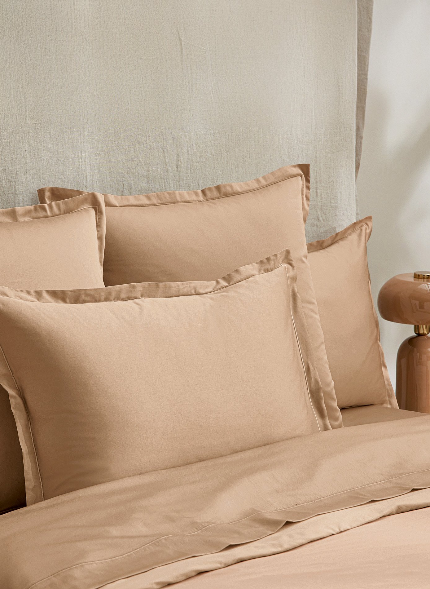 Drap plat eclat bronze ANNE DE SOLENE Marron