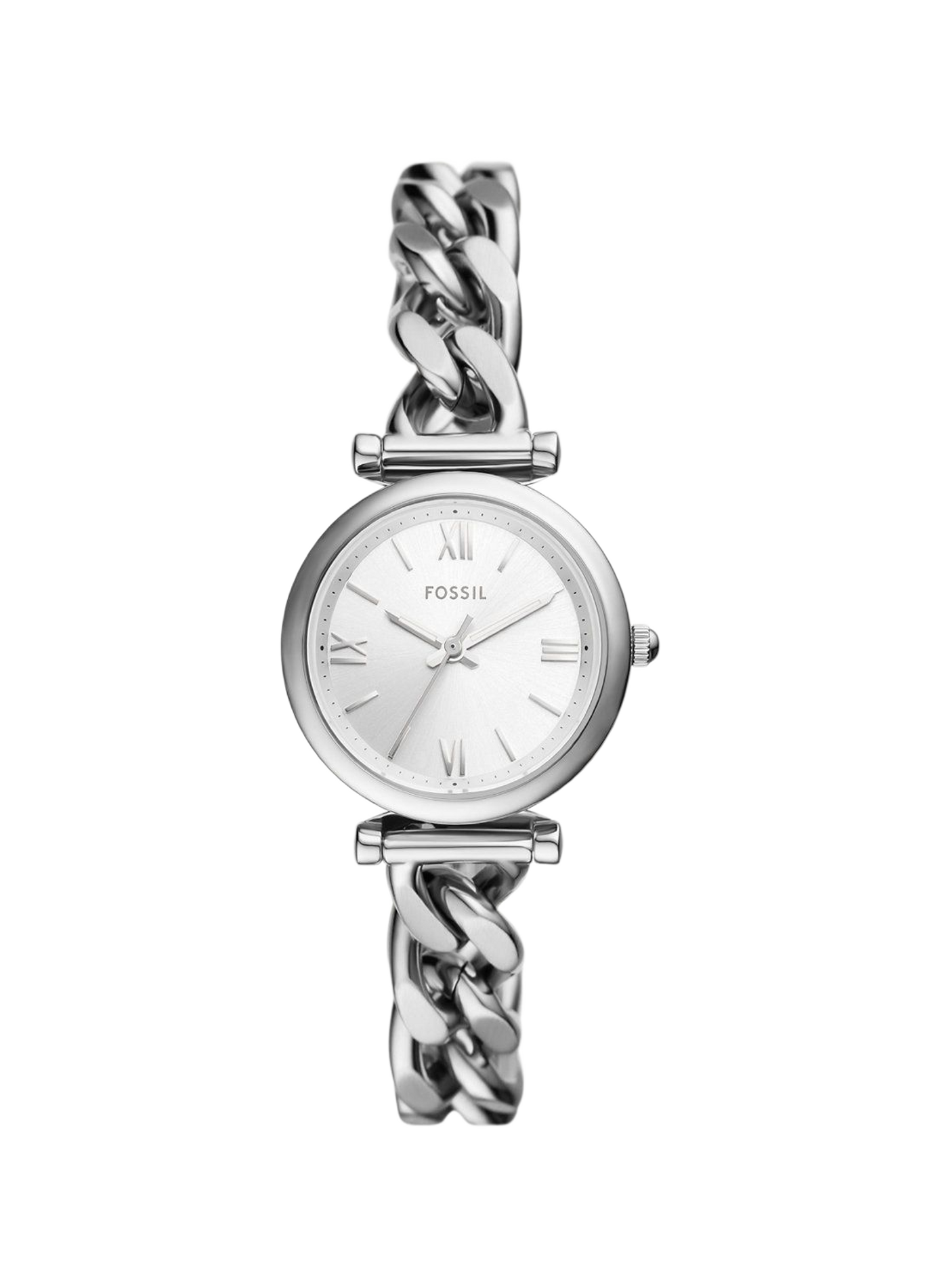 Montre Carlie Mini en acier FOSSIL Argent