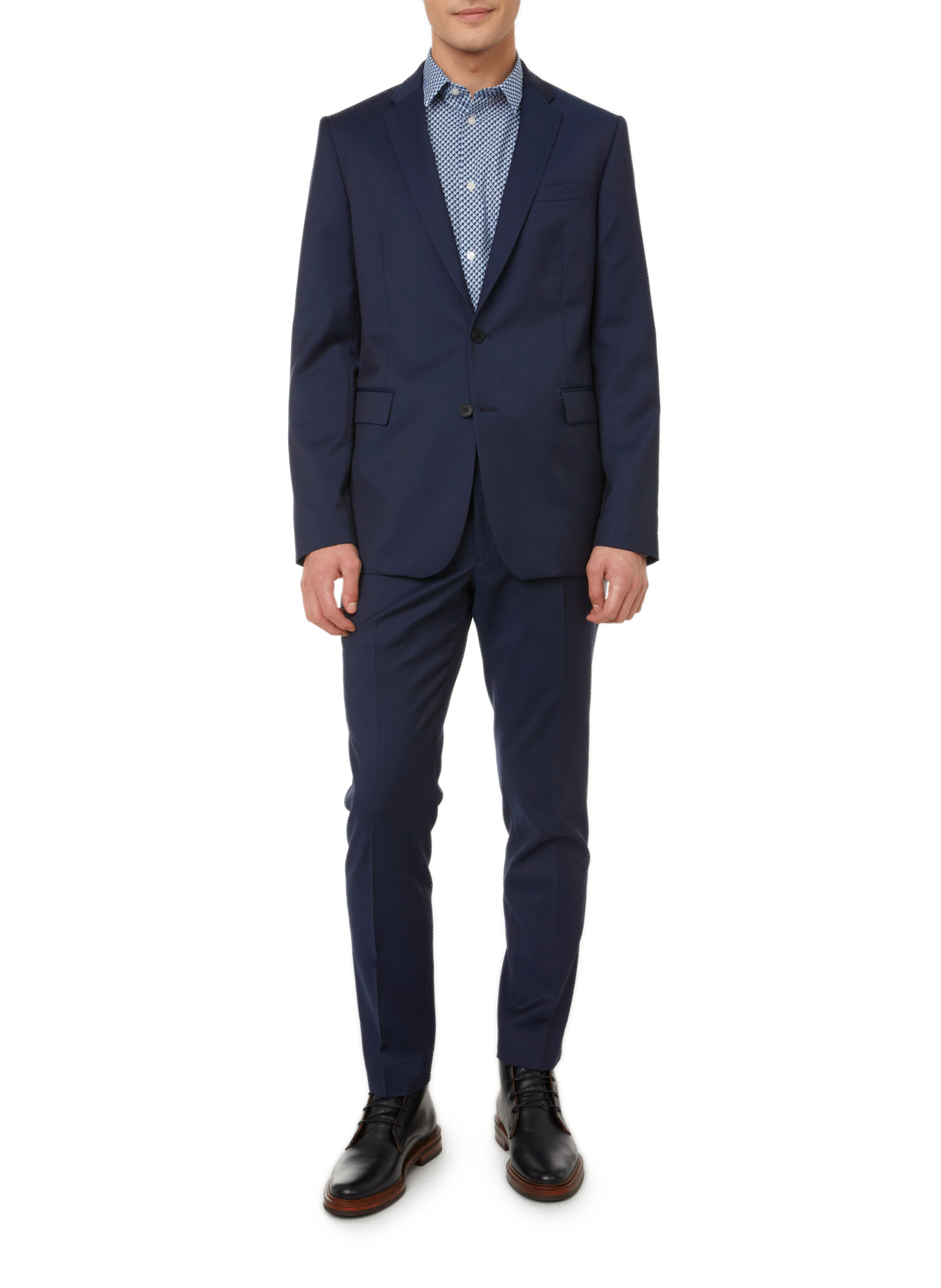 Wool suit jacket SAISON 1865 Blue