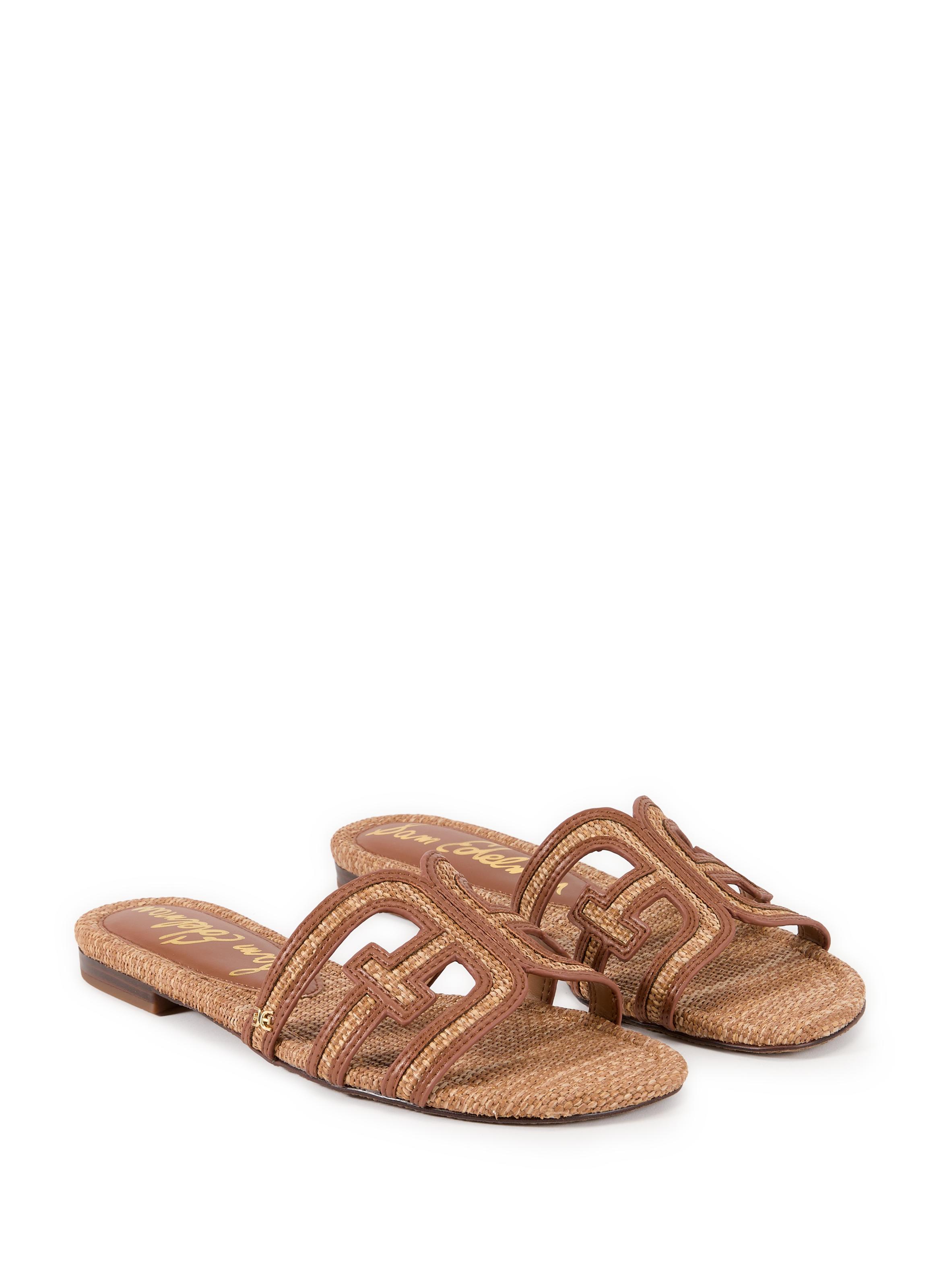 Mules Bay logo SAM EDELMAN Brown