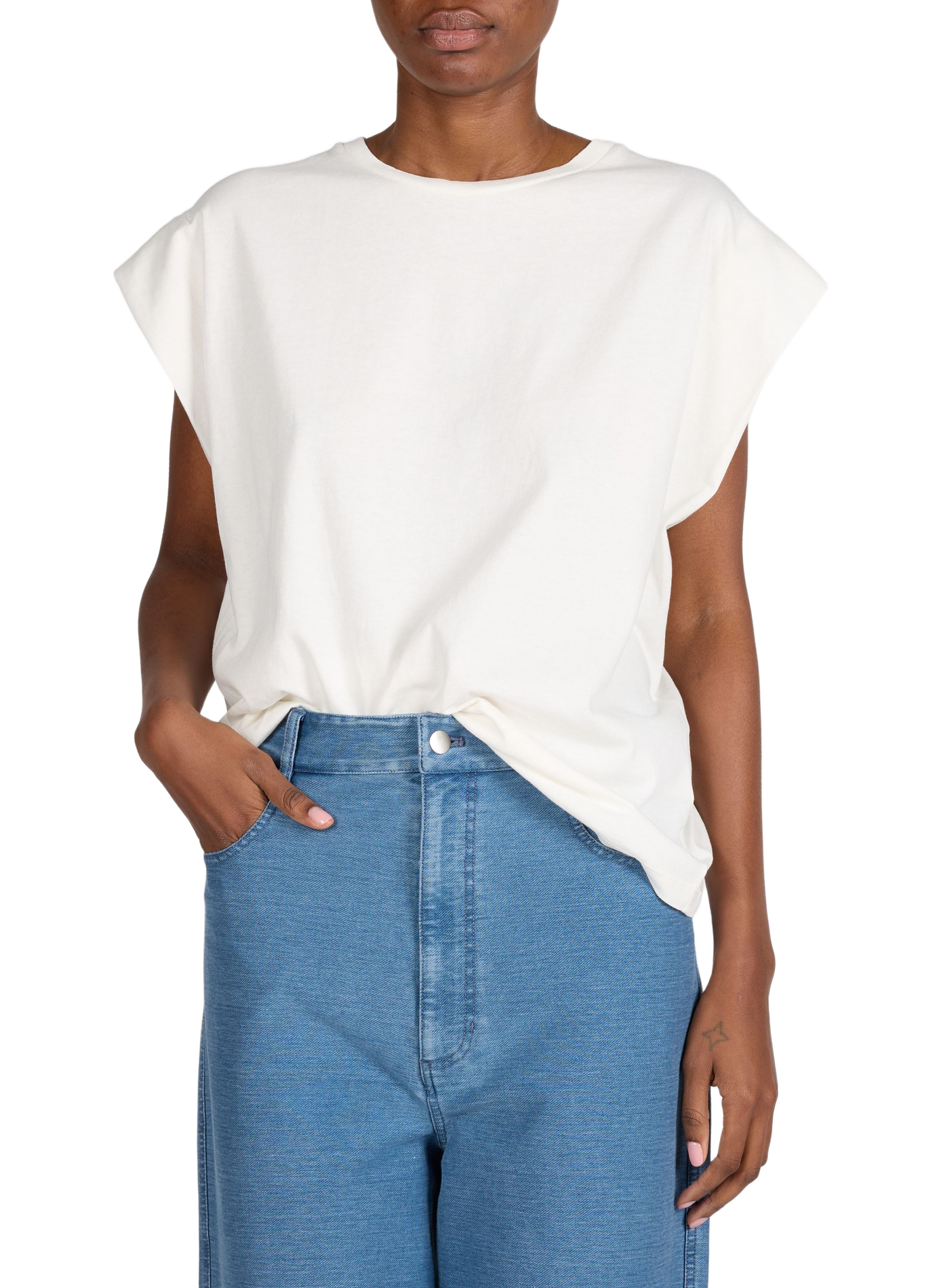 Round neck Vice cotton T-shirt BELLEROSE Beige