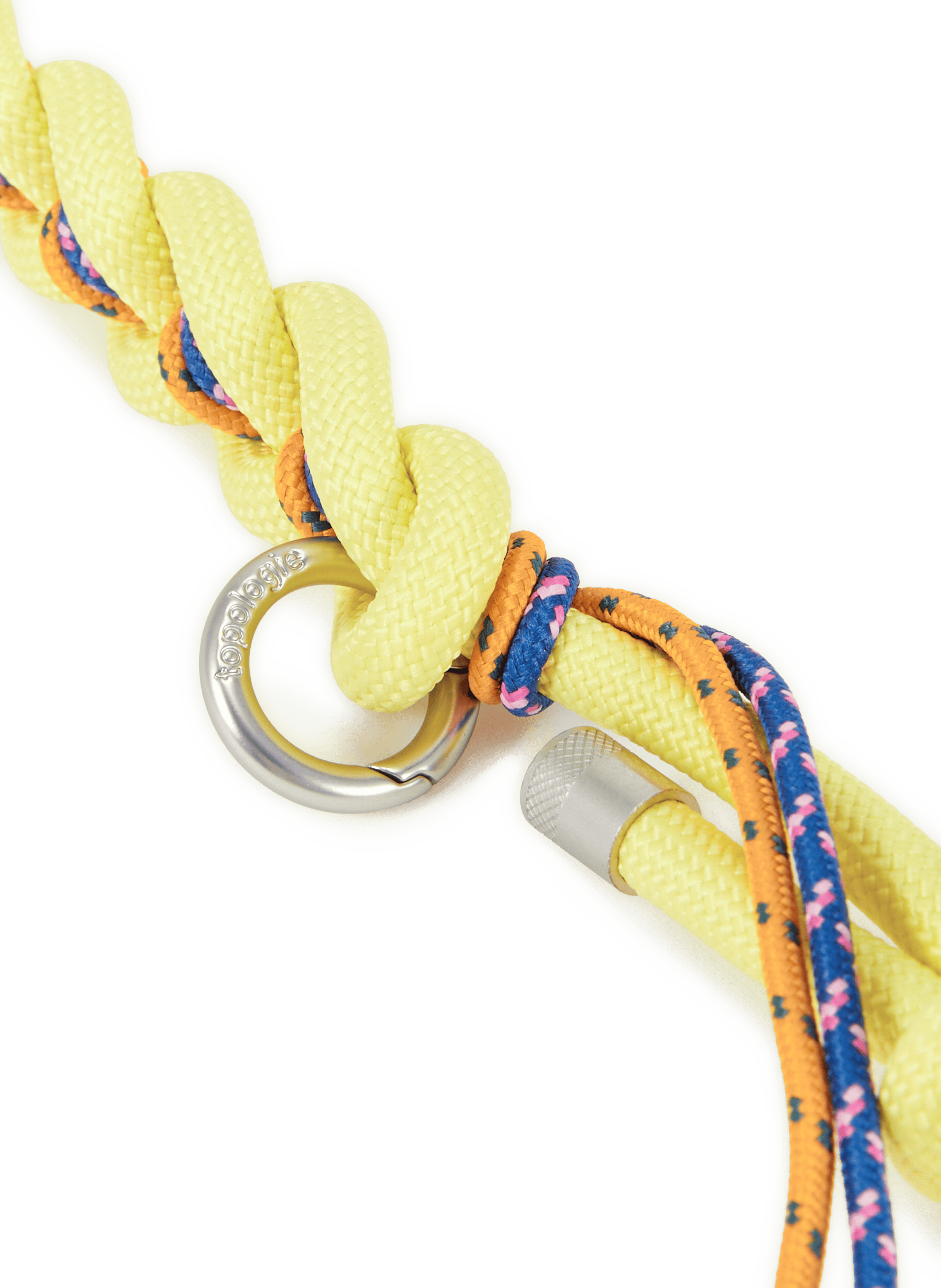 8.00 mm Braided O-Rope Phone Cord TOPOLOGIE Yellow