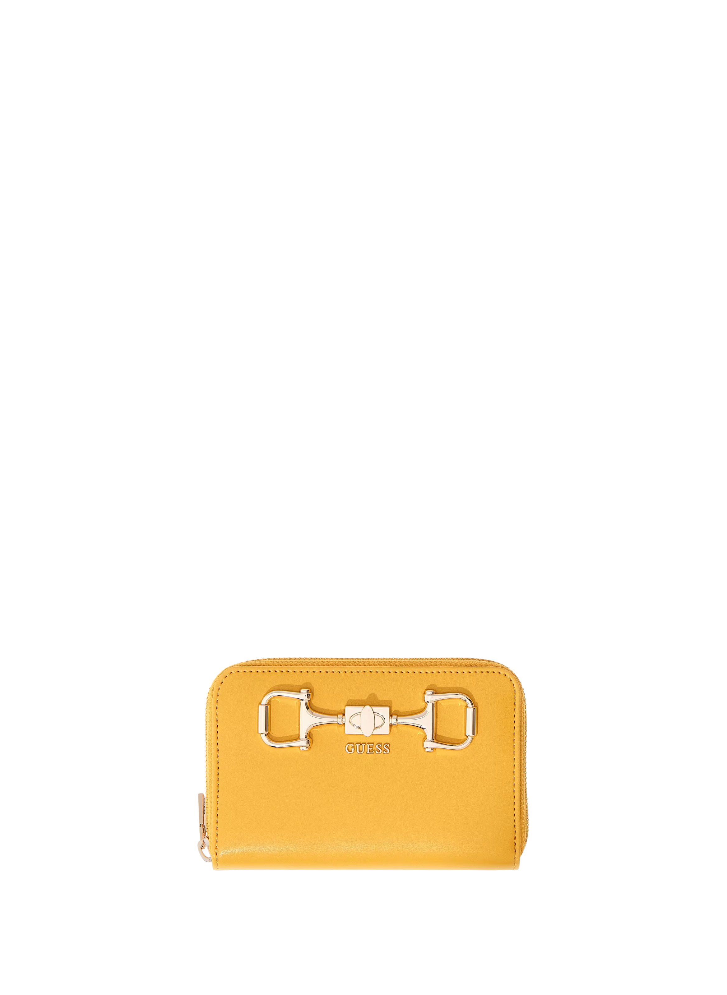 Portefeuille à logo GUESS Jaune