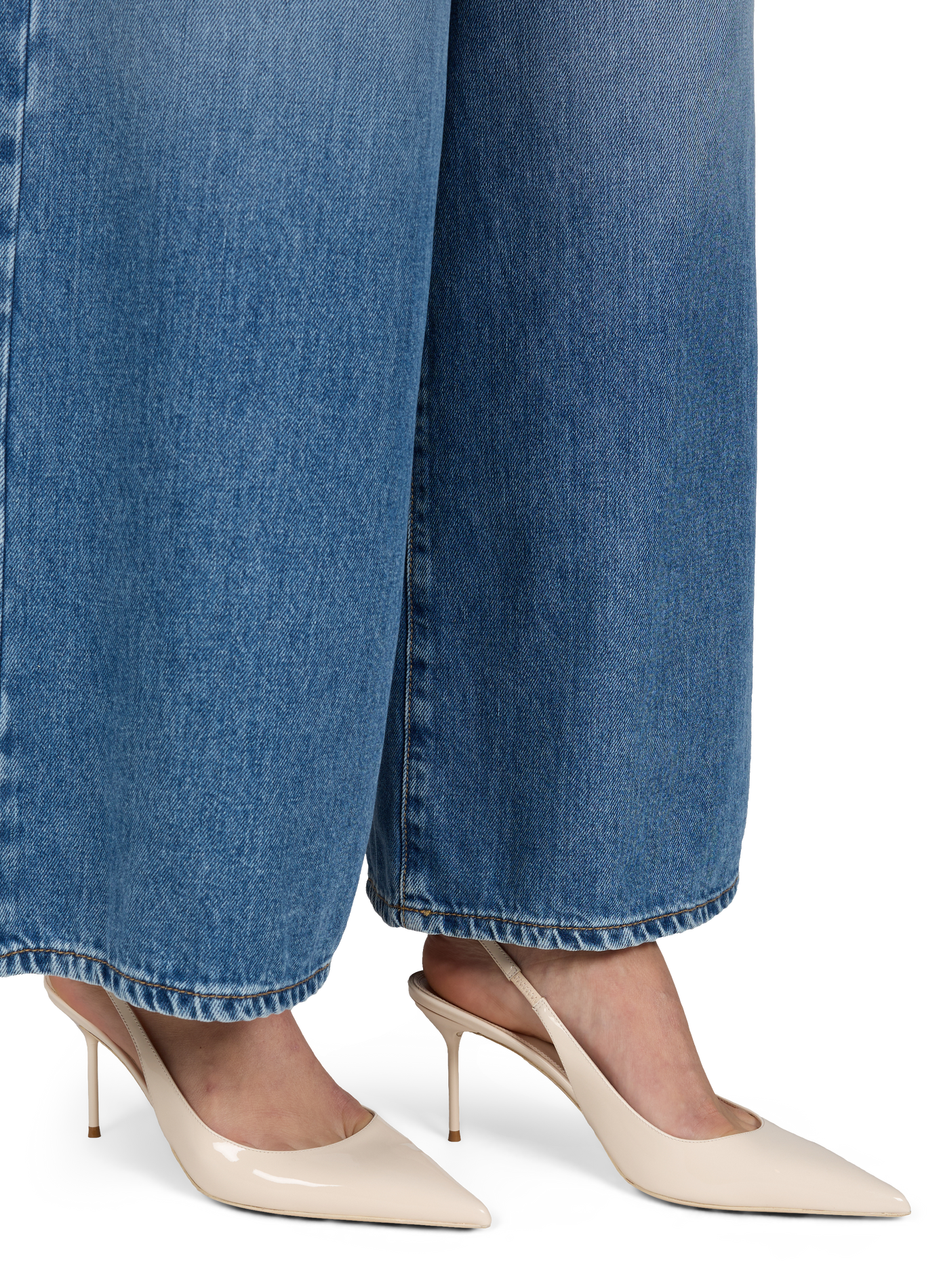 Slingbacks Lidia en cuir PARIS TEXAS Beige