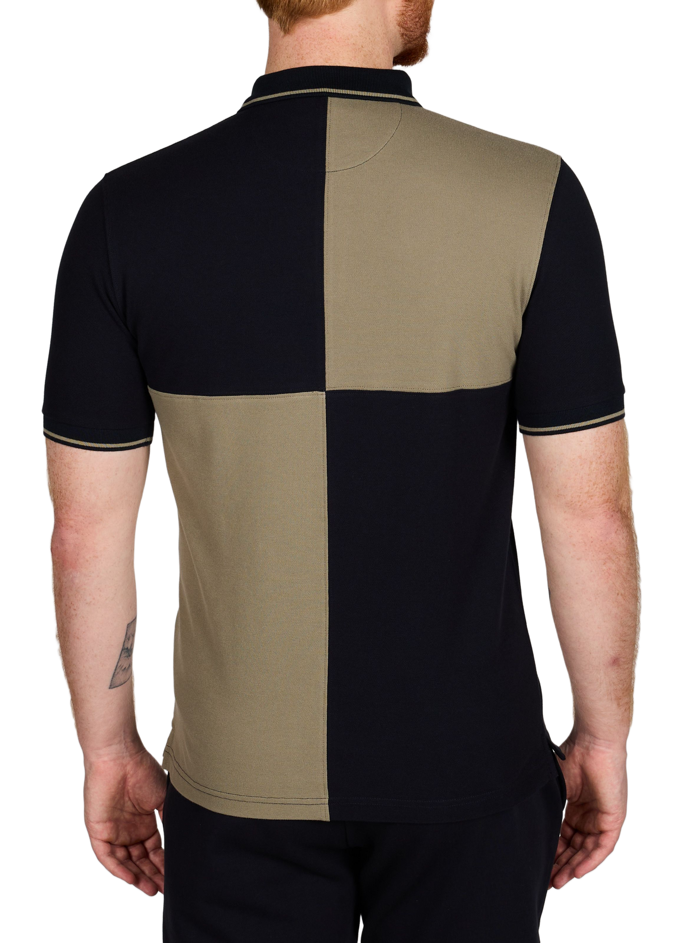 Short sleeve cotton polo shirt EDEN PARK Beige