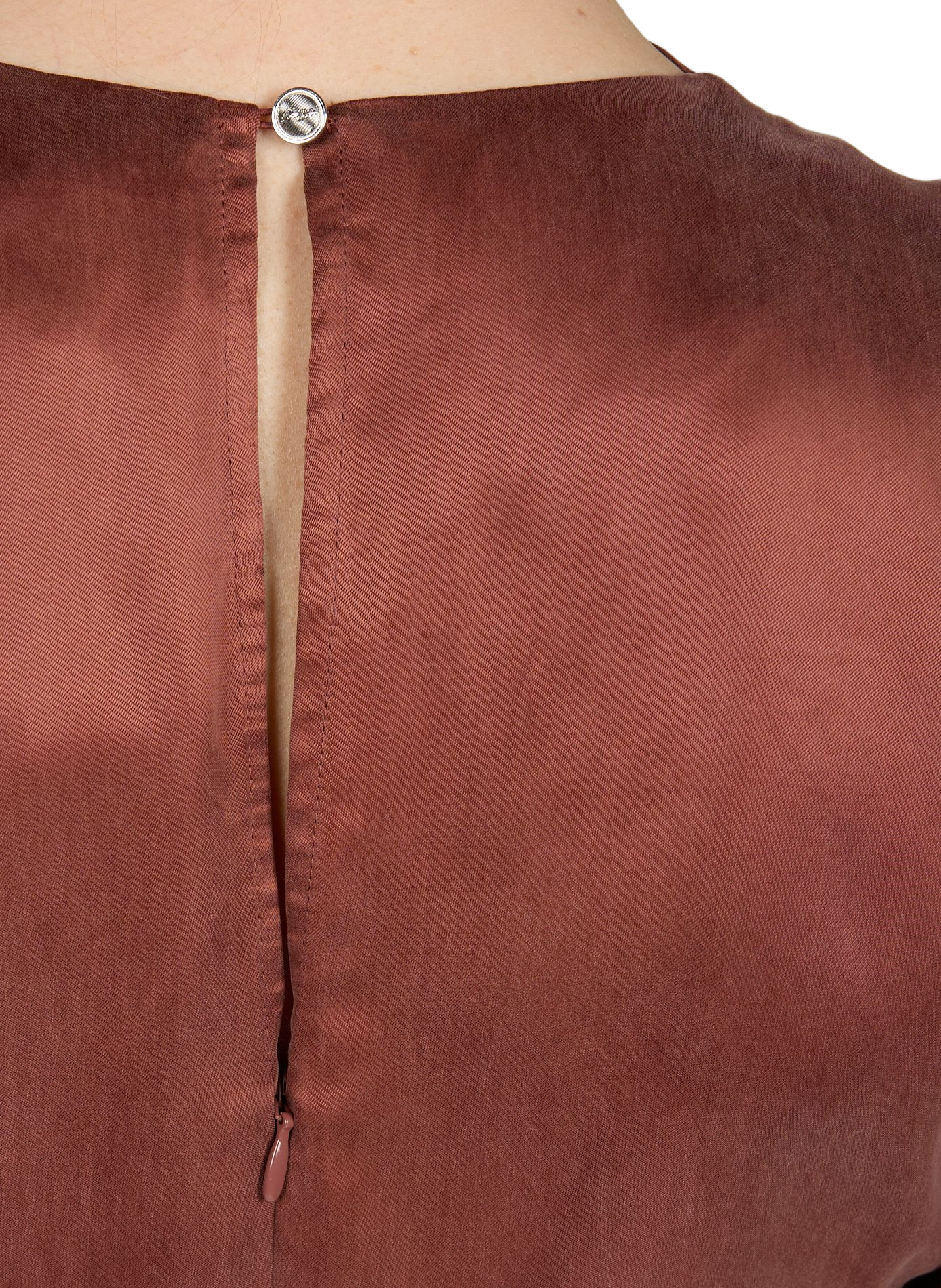 Robe longue cintrée fluide BOSS Rouge