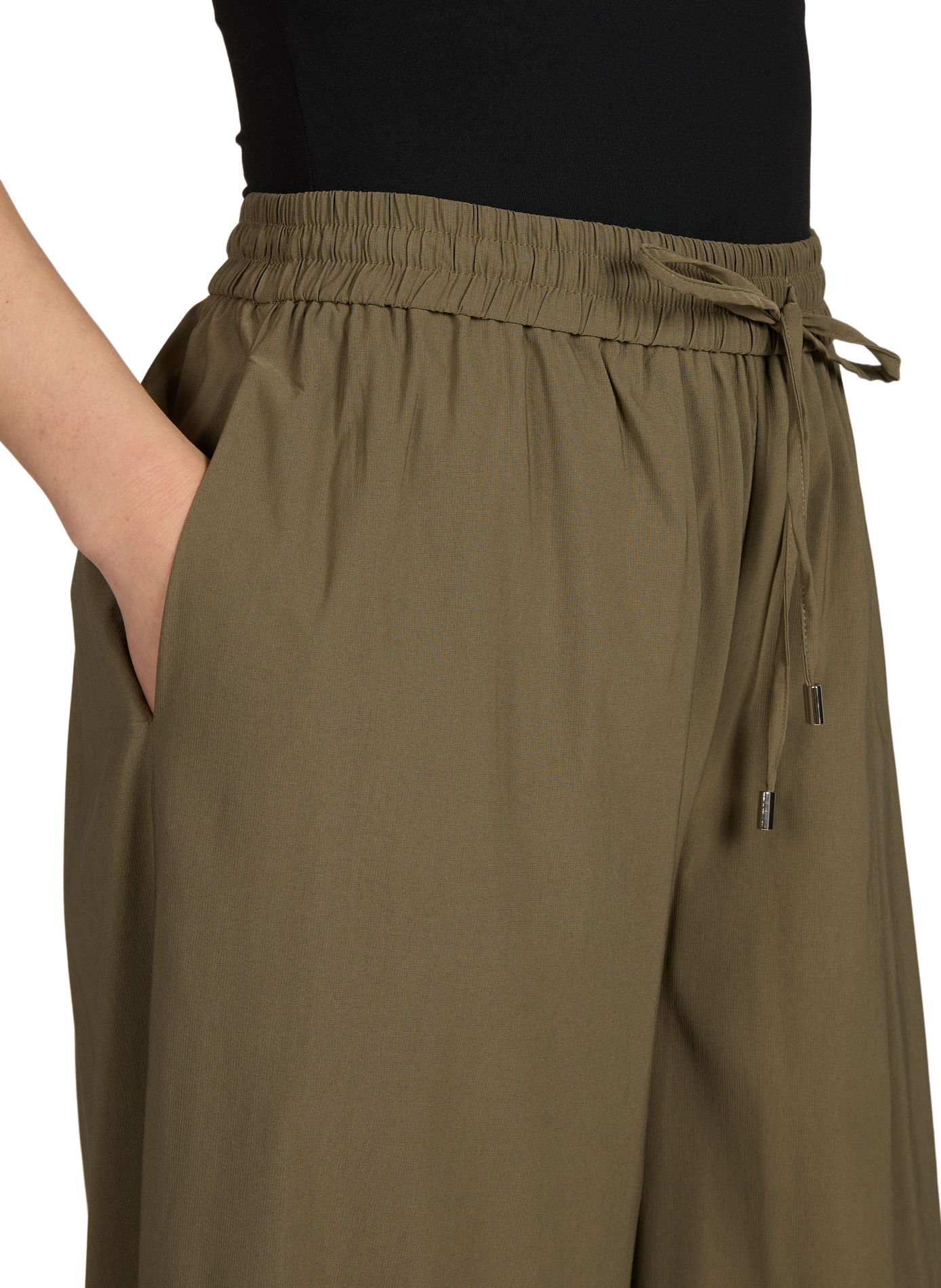 Solid harem pants TOPSHOP Khaki