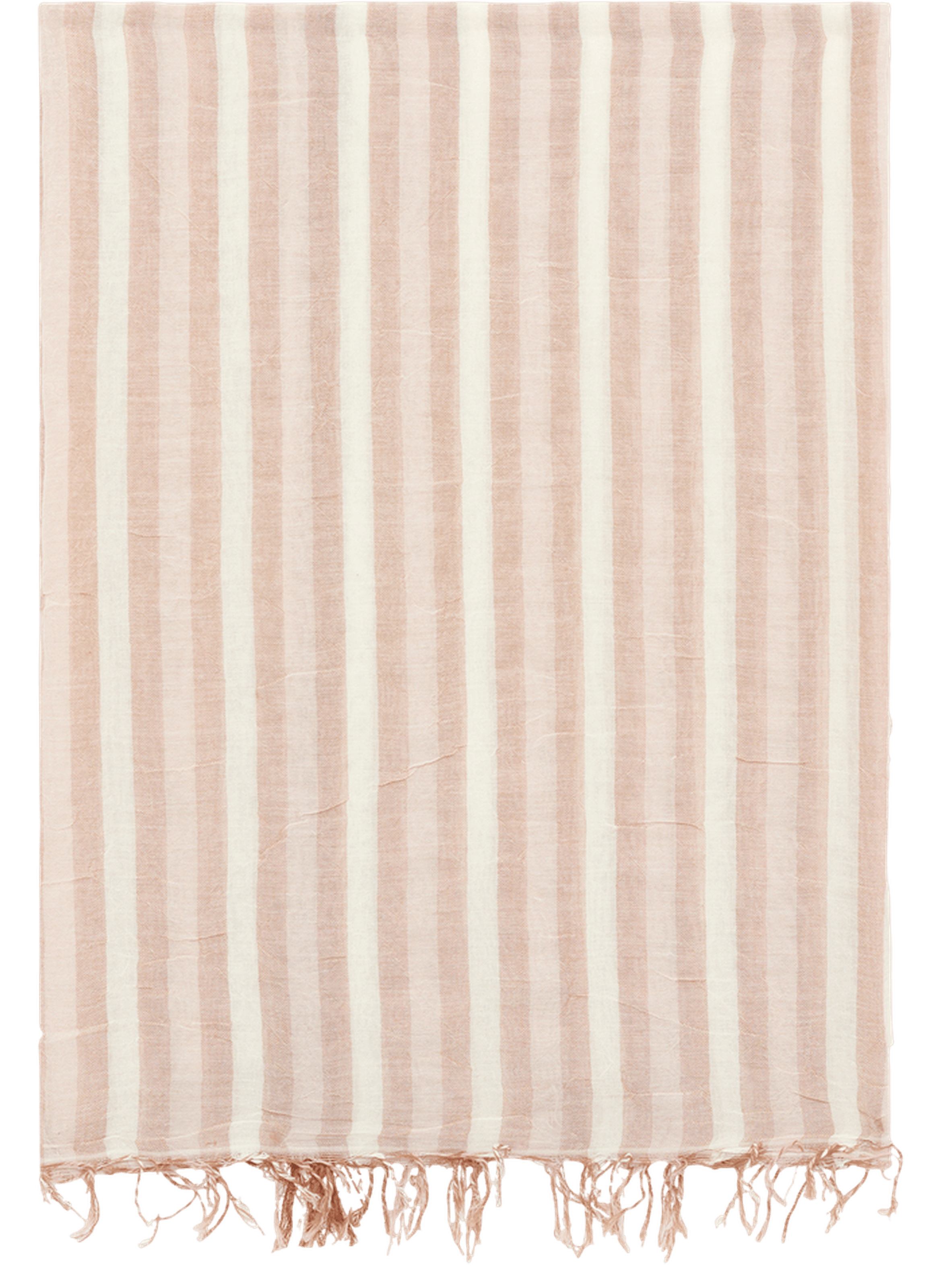 Etole à rayures en coton et modal - floriane PABLO Beige