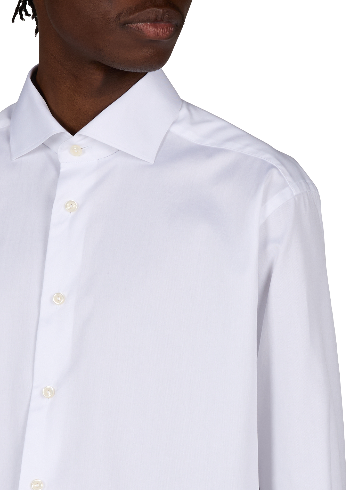 Chemise regular-fit en coton ETON Blanc