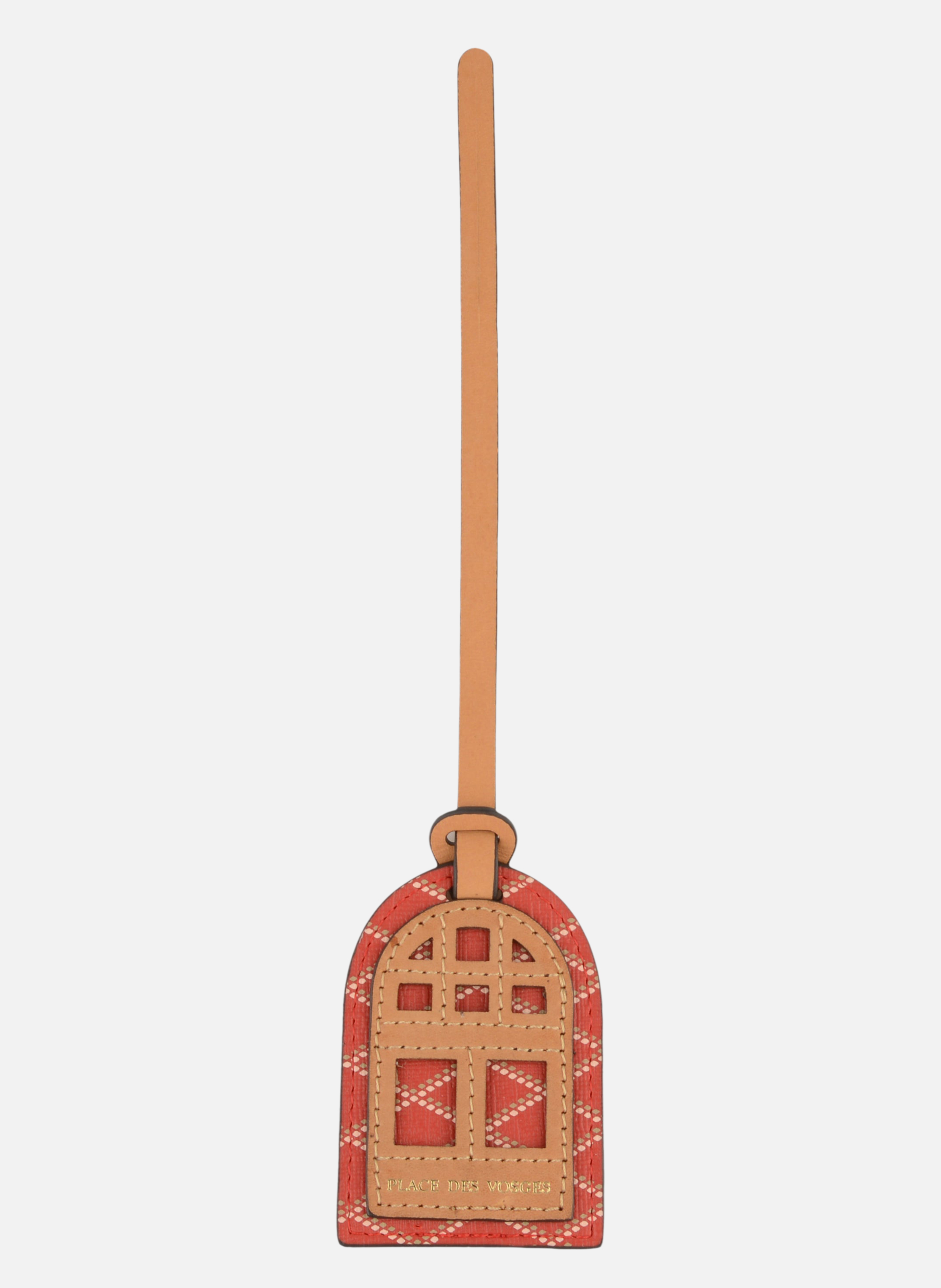 Porte étiquette | bijou de sac POURCHET Rouge