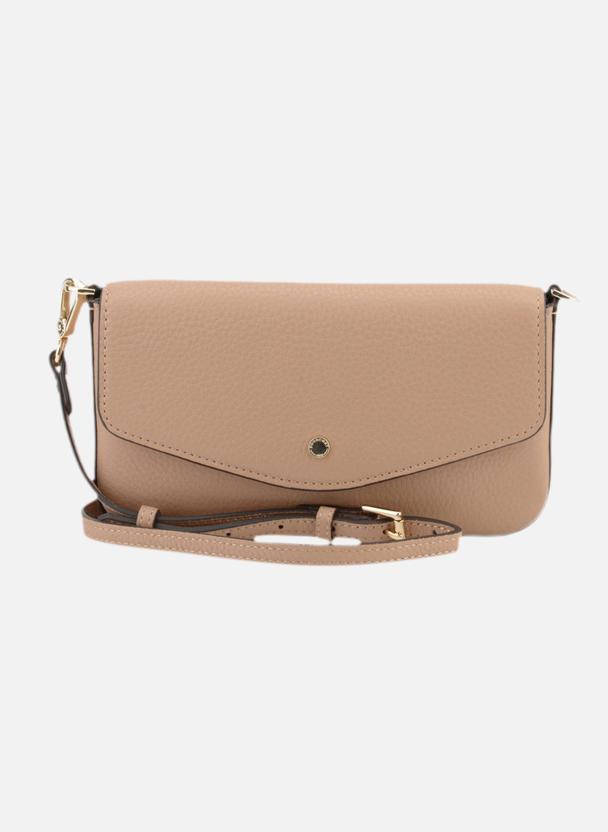 Club | bandoulière de sac en toile coton POURCHET Marron