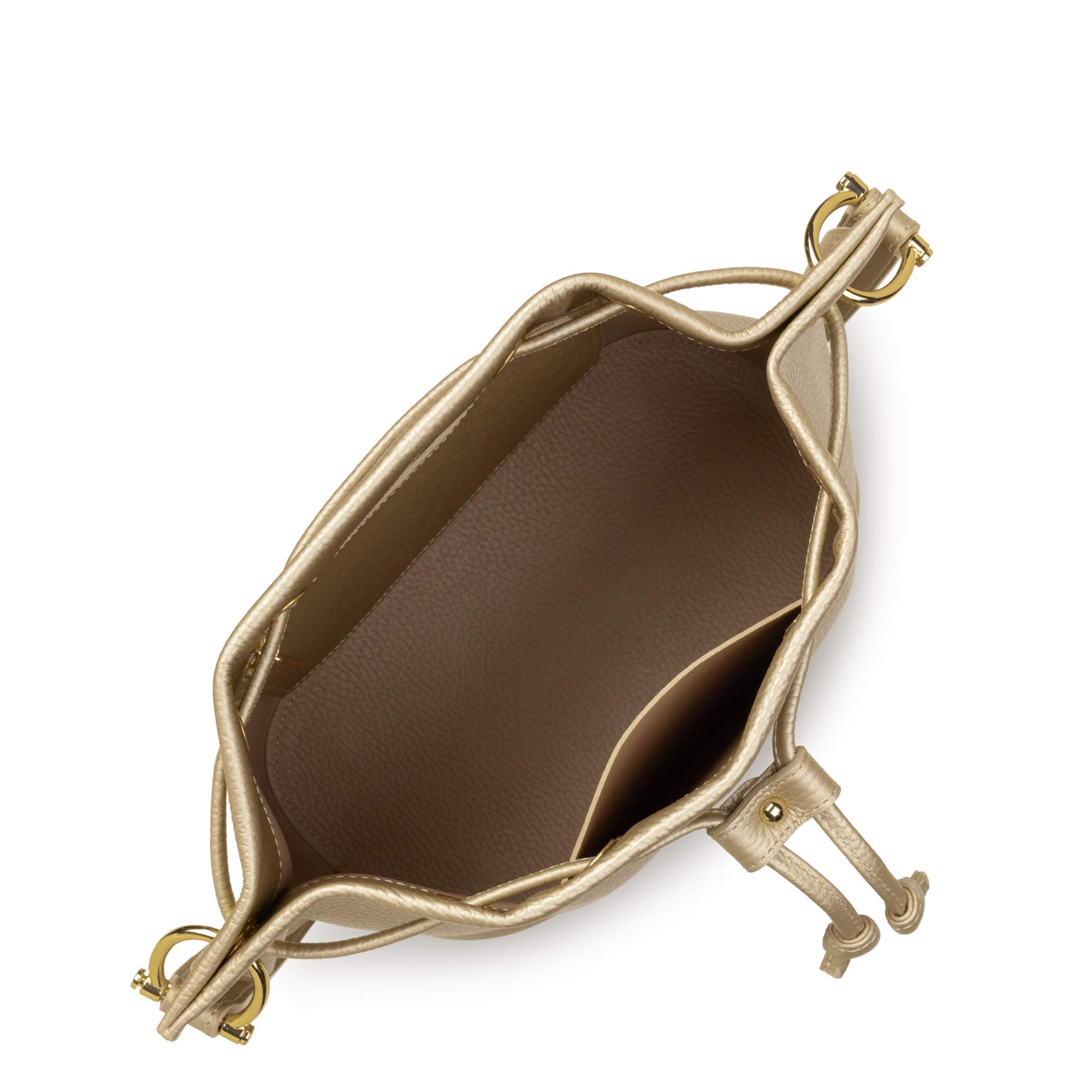 Sac bourse - alba double LANCASTER Doré