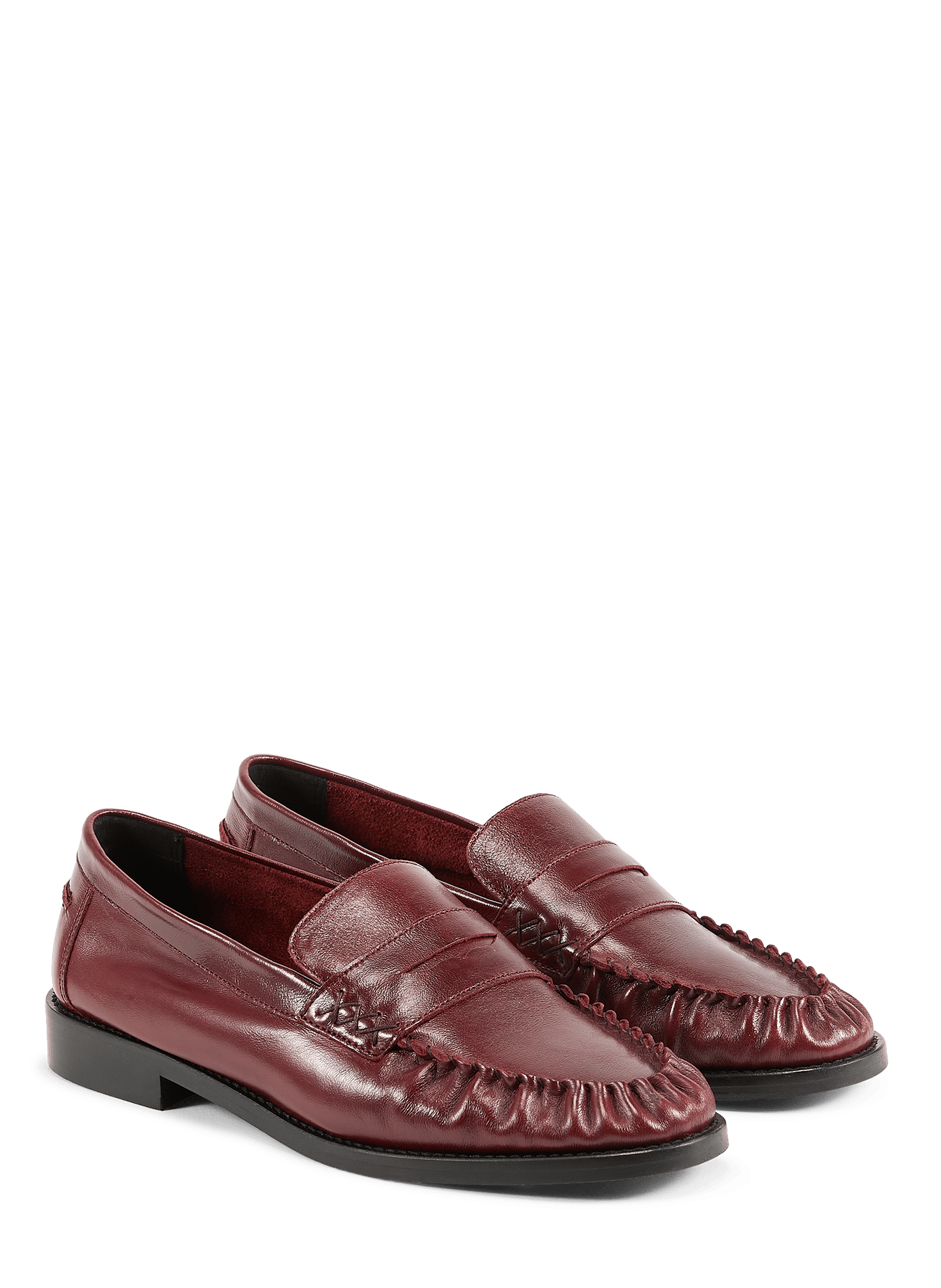 Leather loafers SAISON 1865 Red