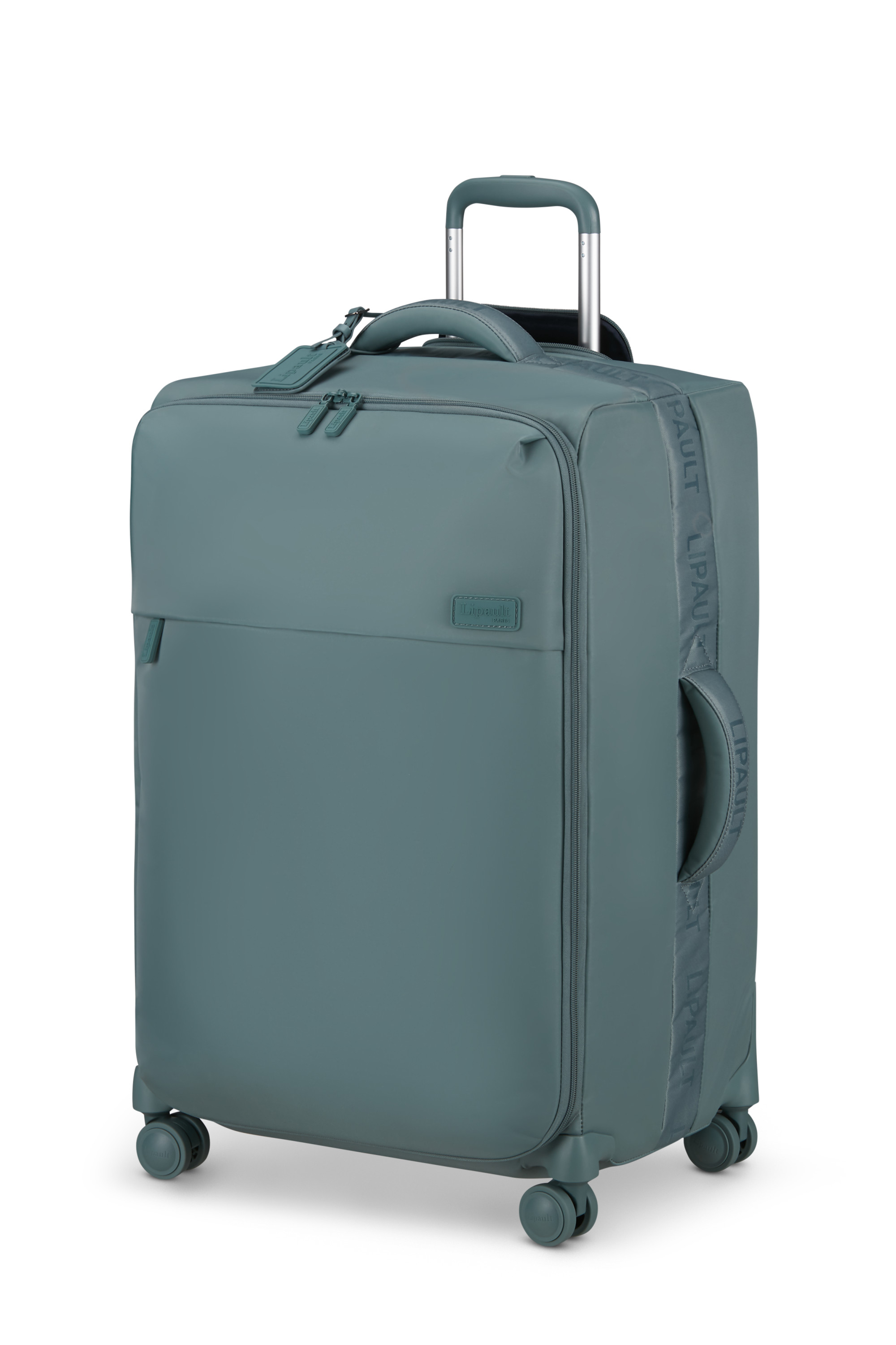 Plume valise 4 roues taille l LIPAULT PARIS Bleu