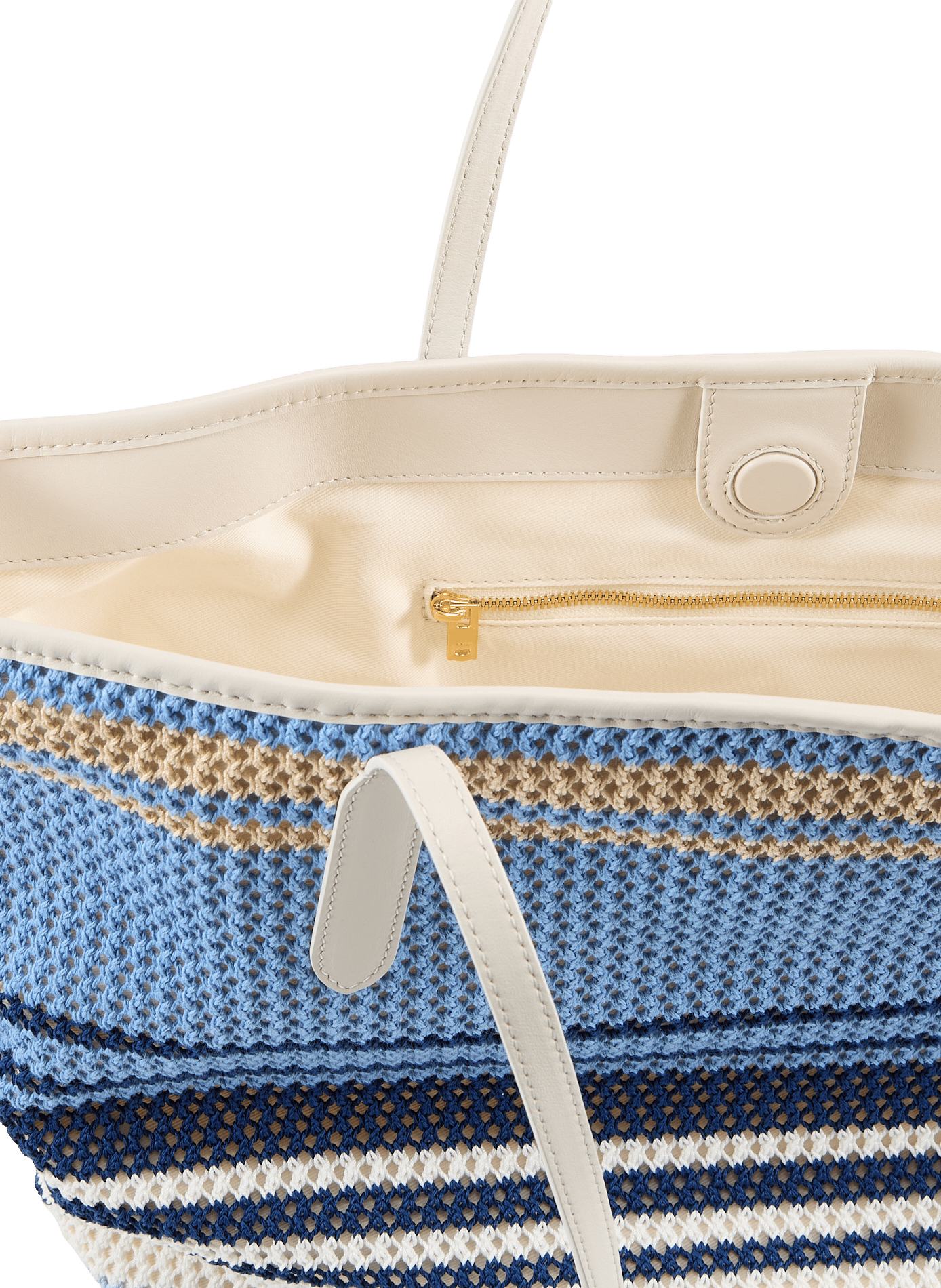Woven cotton handbag AMIRI Blue