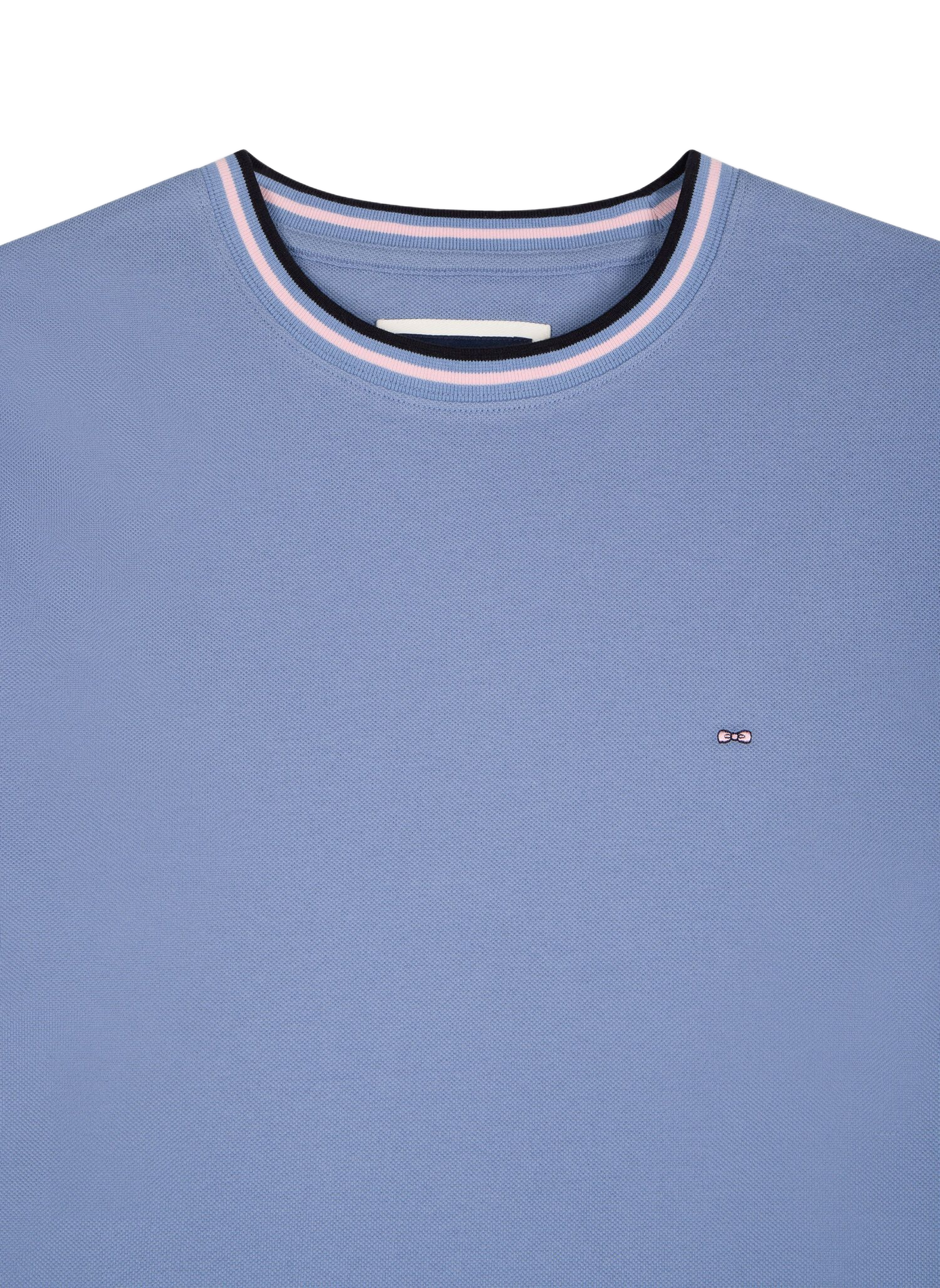 Tee-shirt col rond en coton EDEN PARK Blauw