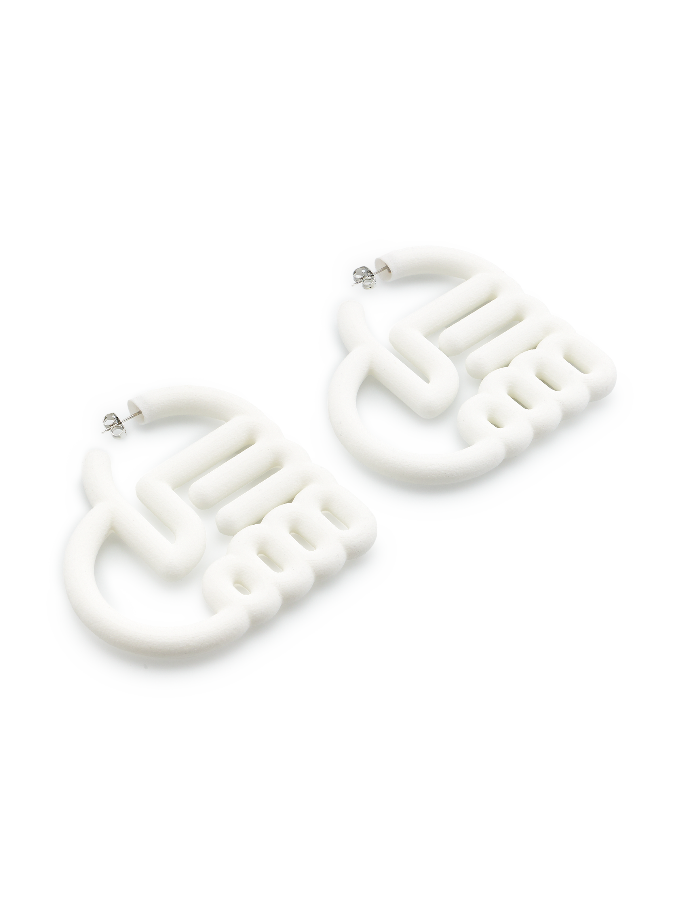 Boucles d'oreille à logo