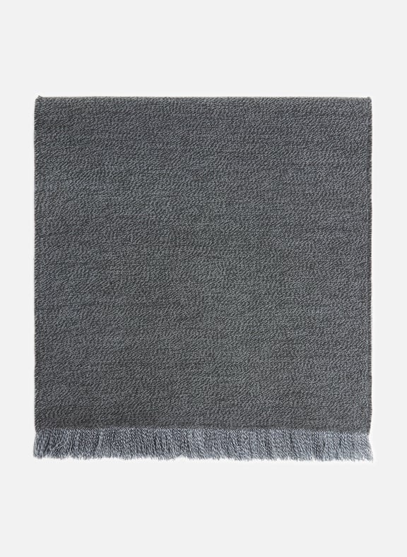Logo scarf Grey by TOMMY HILFIGER TOMMY HILFIGER Logo scarf Grey
