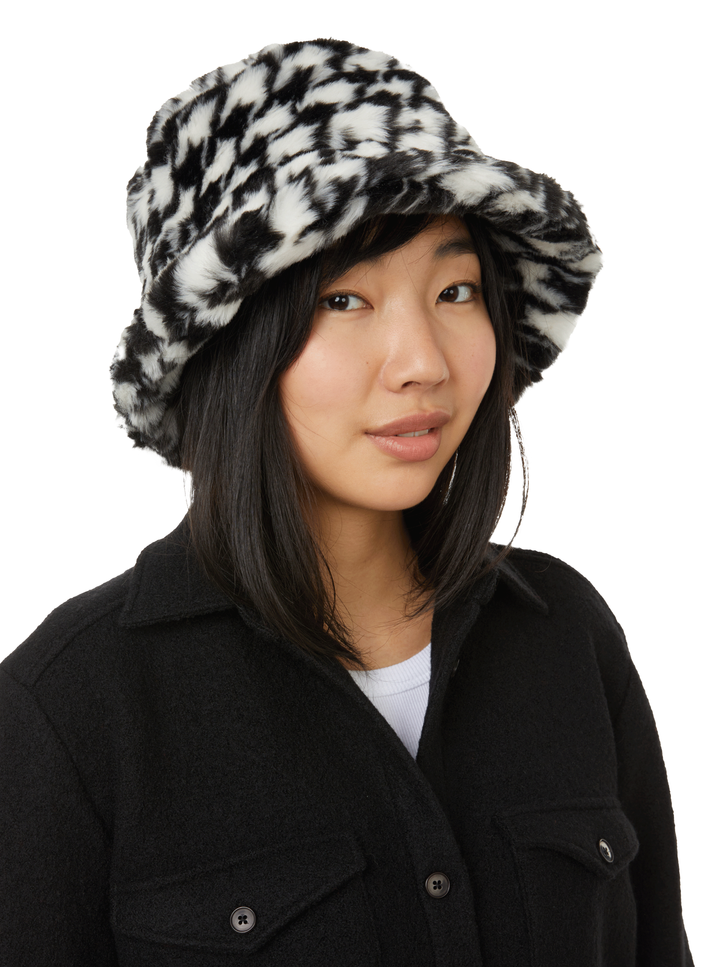 Bob à imprimé pied-de-coq SAISON 1865 Multicolore