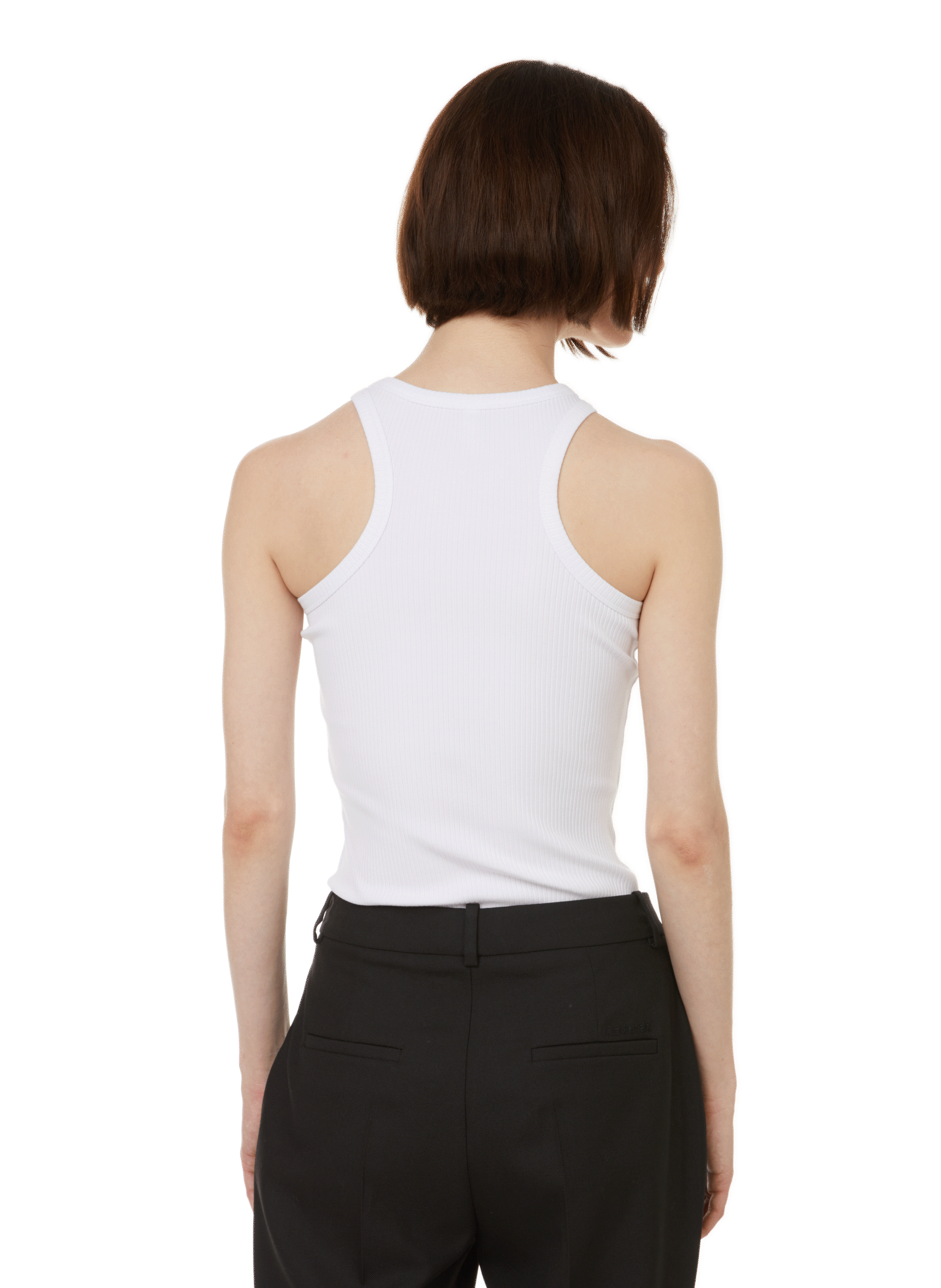 Ribbed top SAMSOE SAMSOE White