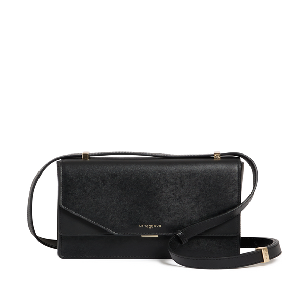 Le Tanneur Naya Leather Handbag In Black