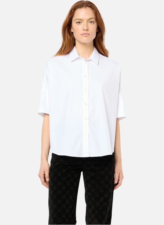 Chemise en coton oversize - nara Blanc by GERARD DAREL GERARD DAREL Chemise en coton oversize - nara Blanc