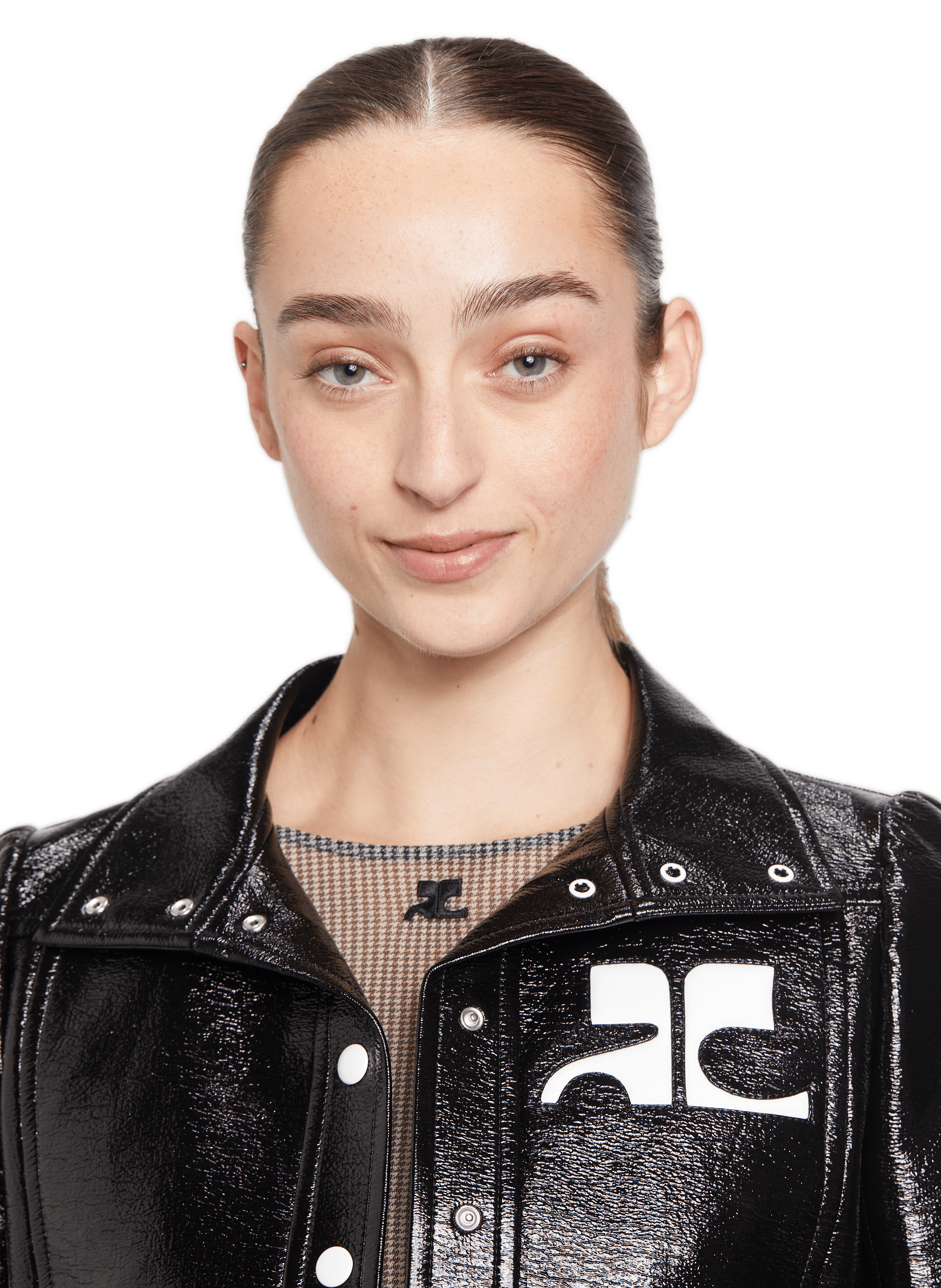 Reedition vinyl jacket COURRÈGES Black