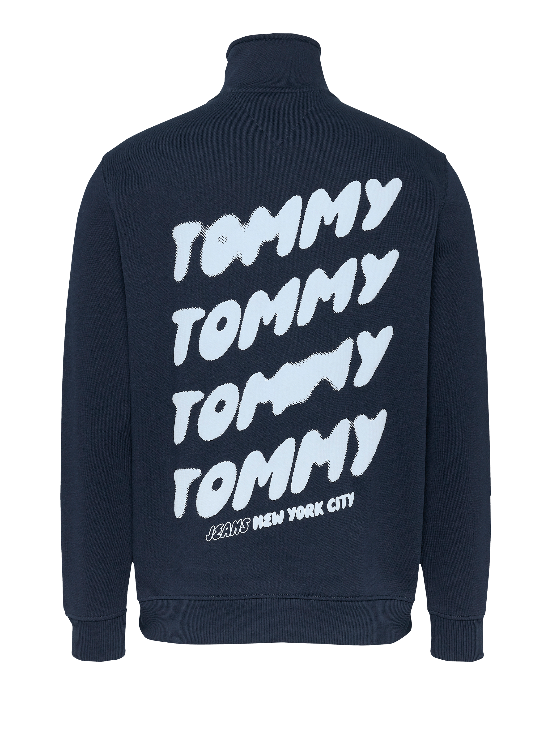 Graphic logo cotton sweatshirt TOMMY HILFIGER Blue