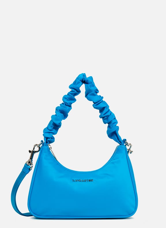 Petit sac besace - basic chouchou Bleu by LANCASTER LANCASTER Petit sac besace - basic chouchou Bleu