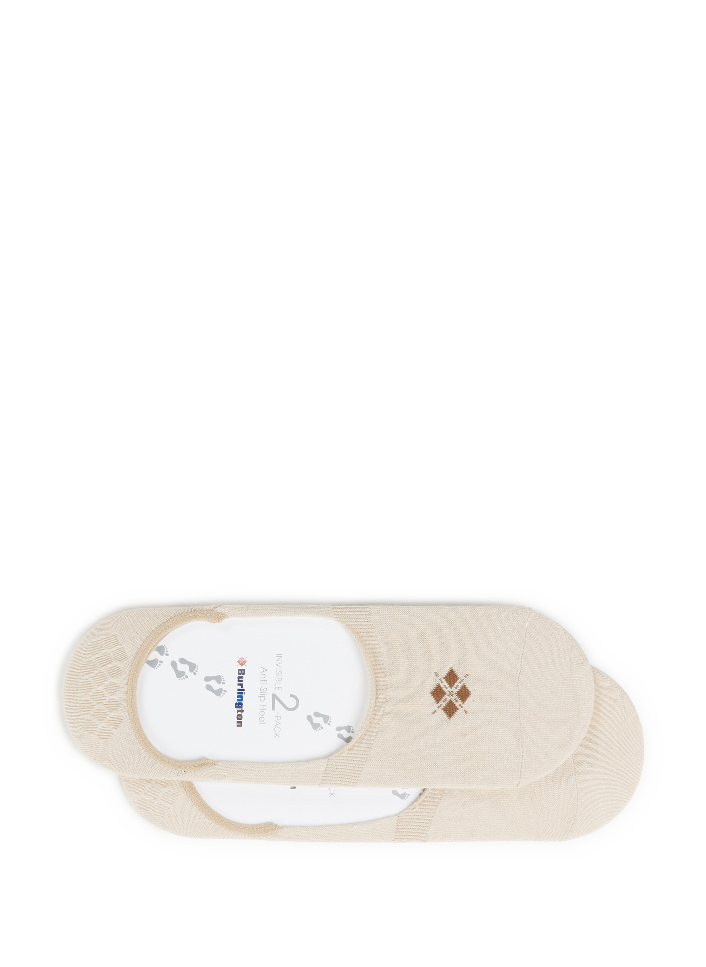 Set of two pairs of cotton socks  BURLINGTON Beige