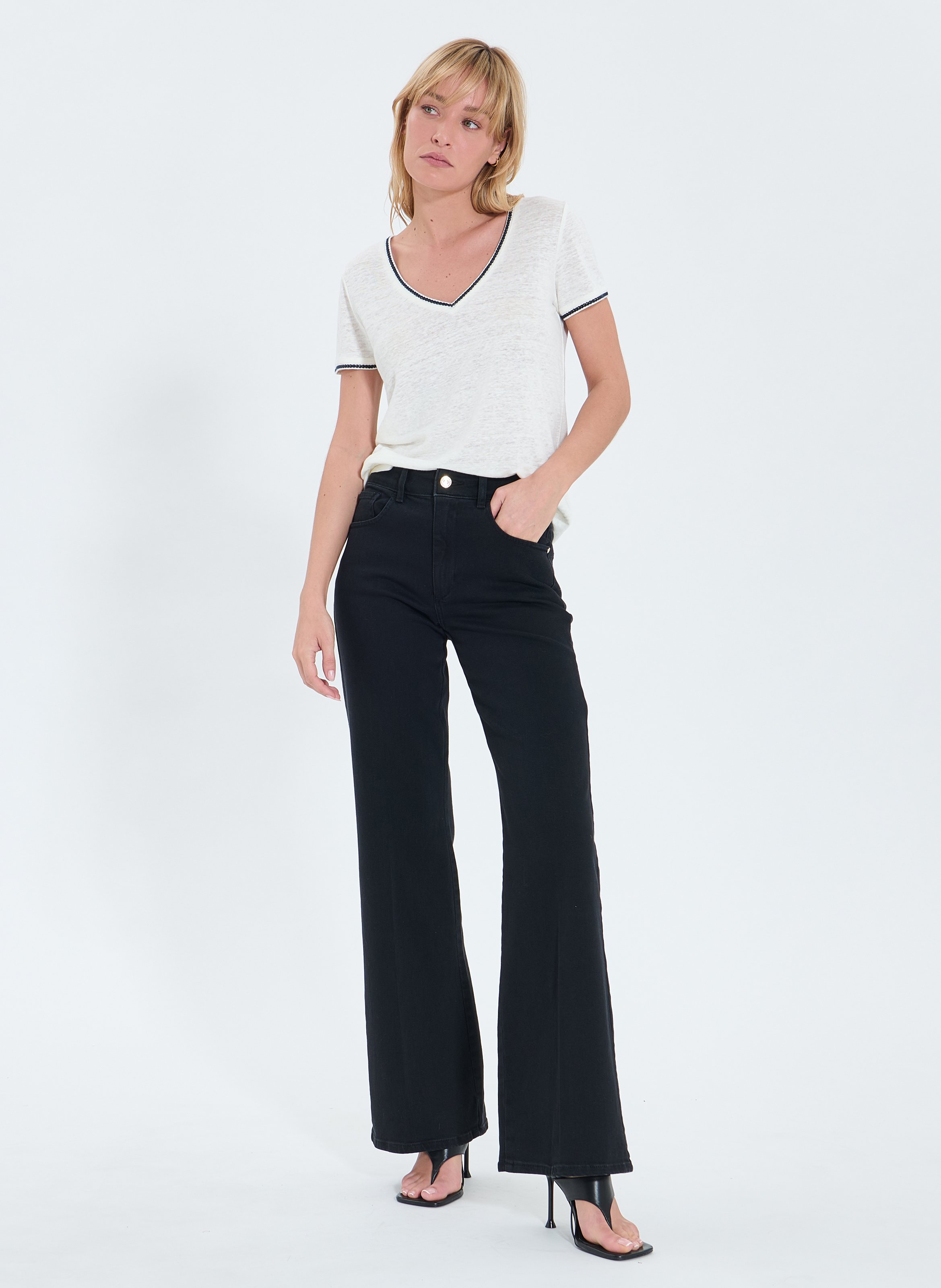 Top  tasmila ZAPA Blanc