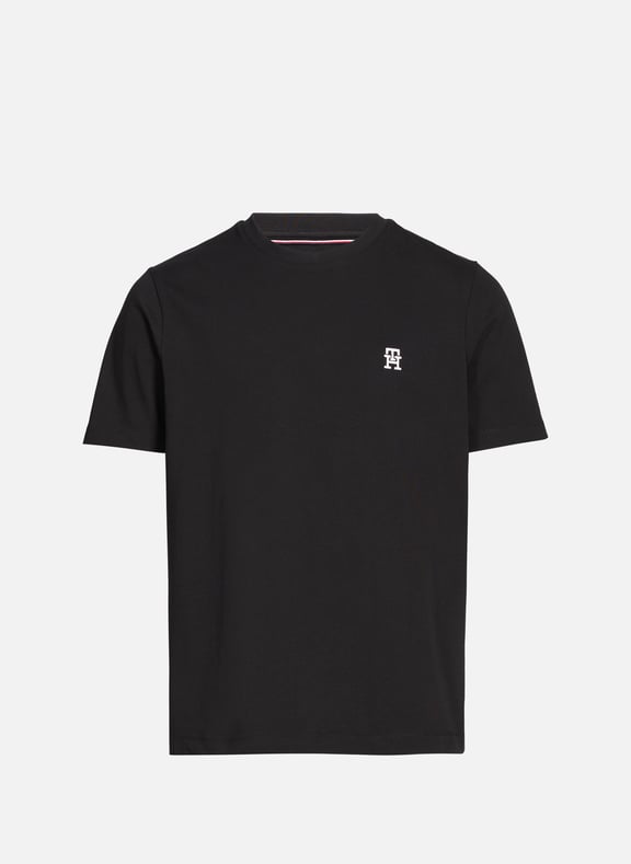 Cotton T-shirt Black by TOMMY HILFIGER TOMMY HILFIGER Cotton T-shirt Black